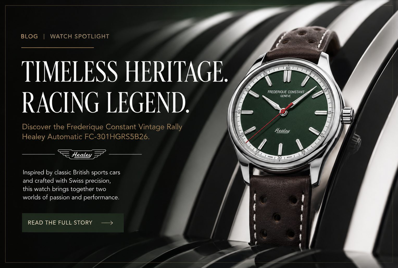 The Spirit of Classic Motorsport: Frederique Constant Vintage