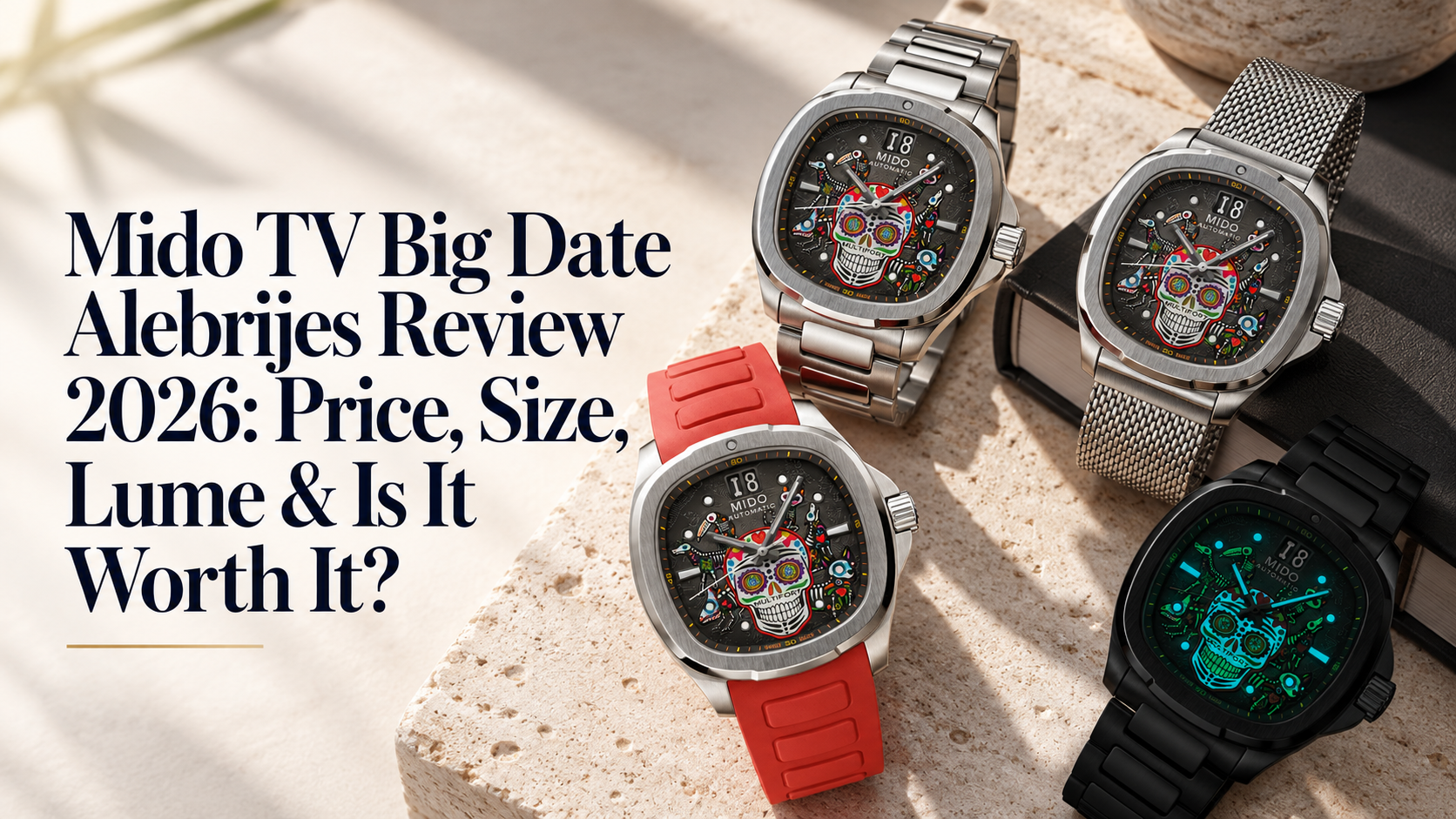 Mido TV Big Date Alebrijes Review 2026: Price, Size, Lume & Is It