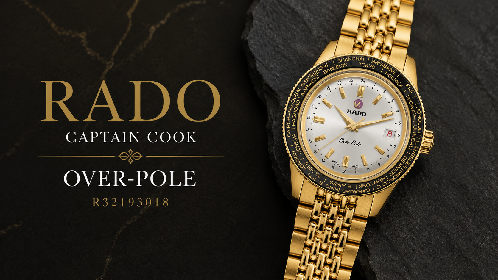 ミューラー✨アールデコ時代 Rado Captain Cook Over-Pole R32193018 | Limited to 1,962 – Lexor Miami
