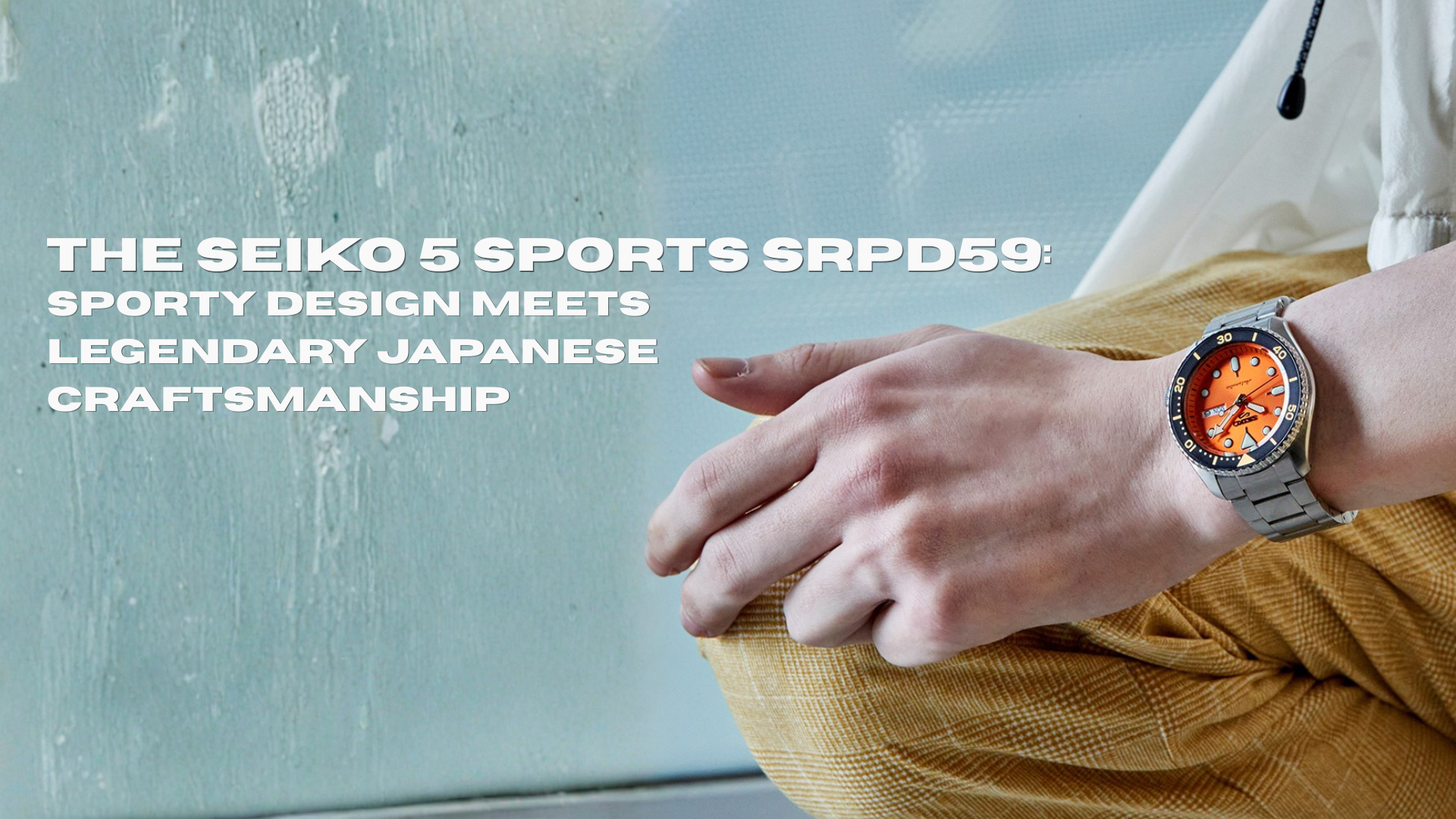 The Seiko 5 Sports SRPD59: Sporty Design Meets Legendary Japanese