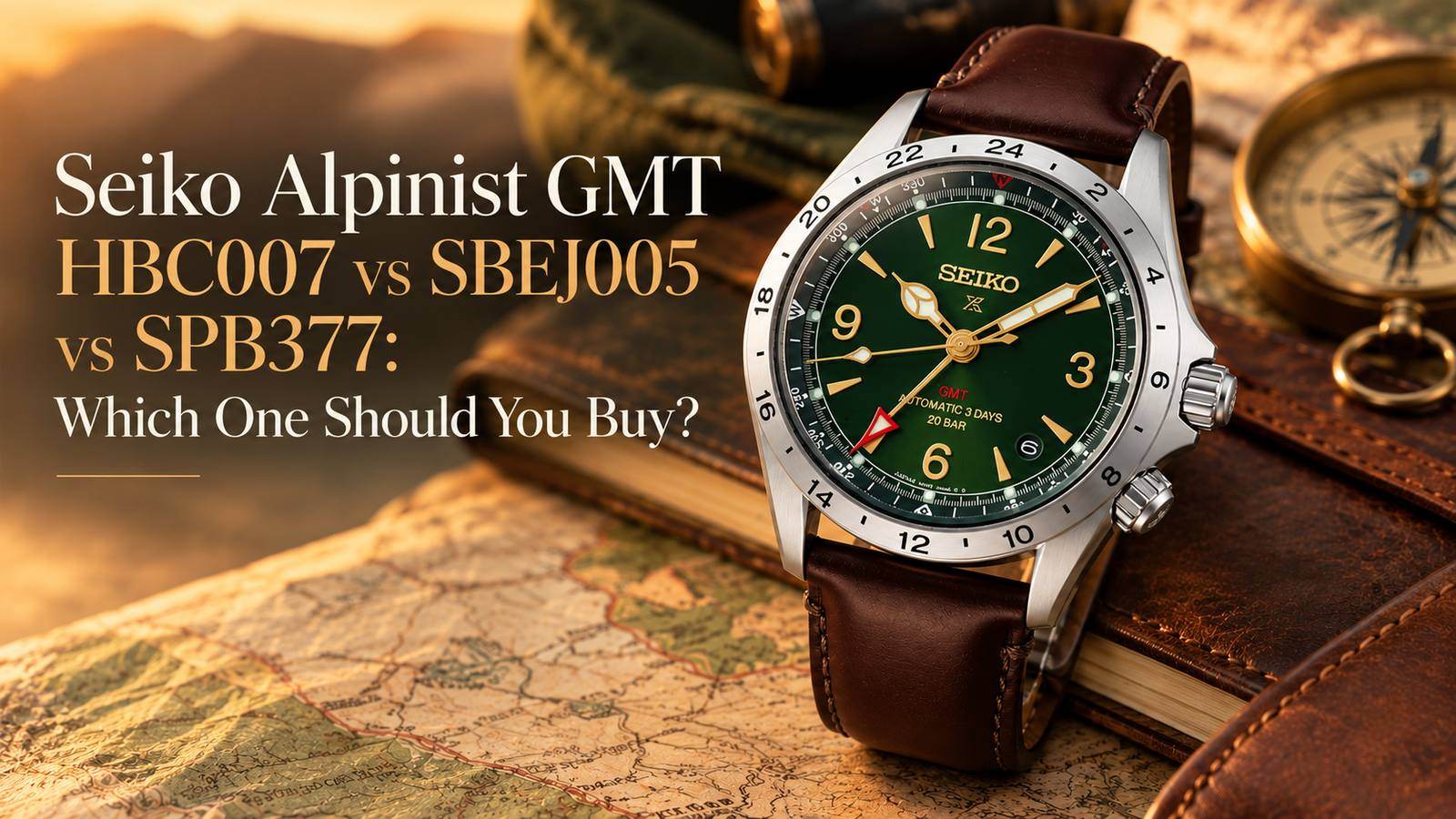 Seiko Alpinist GMT HBC007 vs SBEJ005 vs SPB377: Which One Should