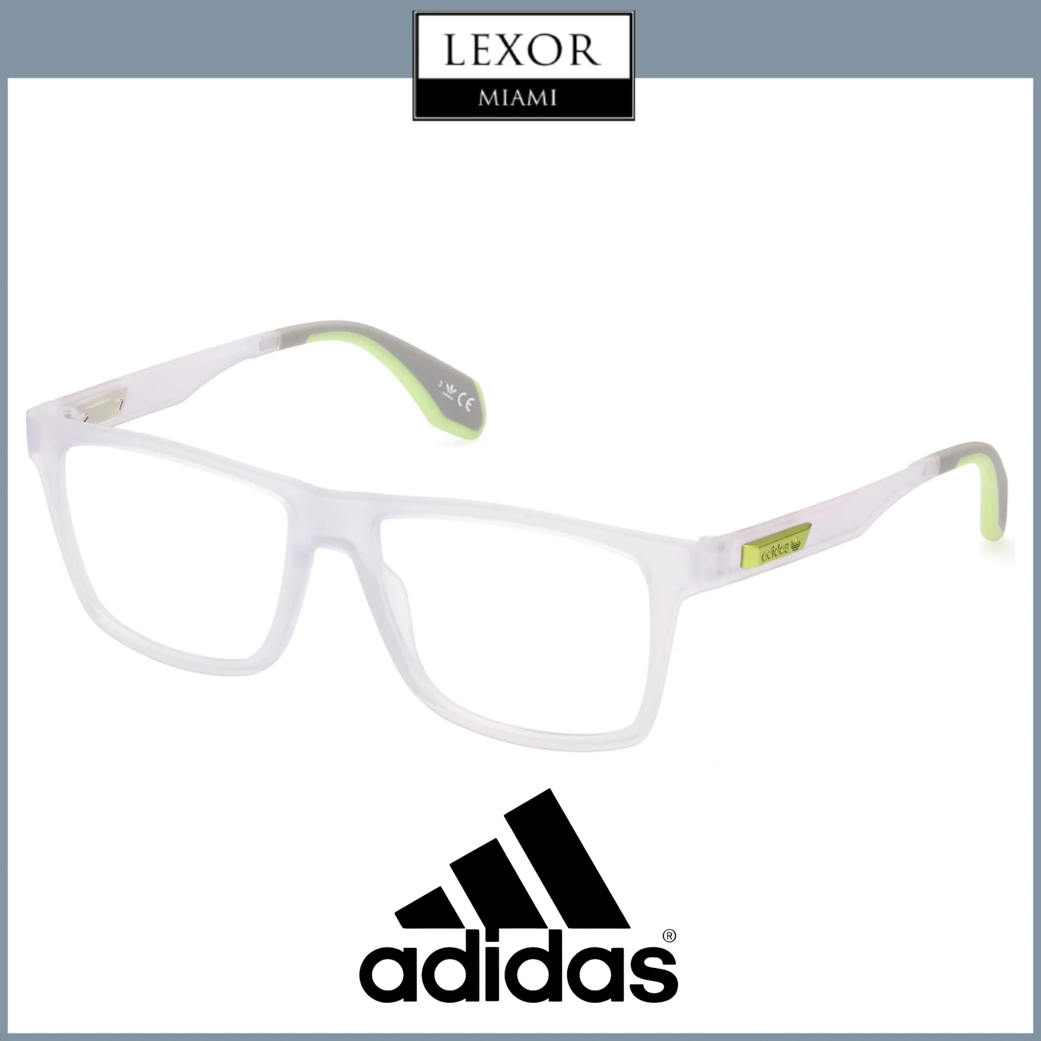 NWT Adidas OR5030-026-54 Eyeglasses Adidas Original OR5030 F Matte black 56/17/145 MAN Eyewear  main image 4