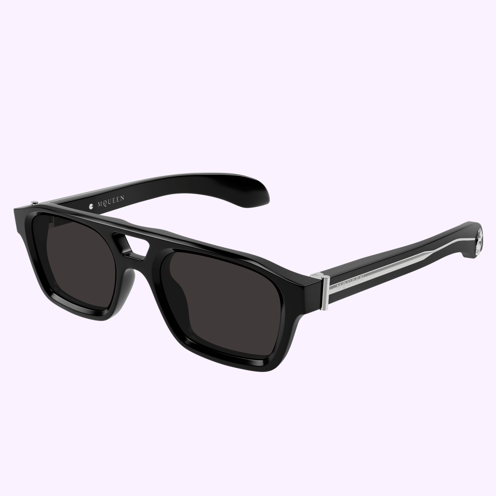 Alexander Mcqueen Sunglasses SKULL AM0505S-001 52 UPC 889652550213