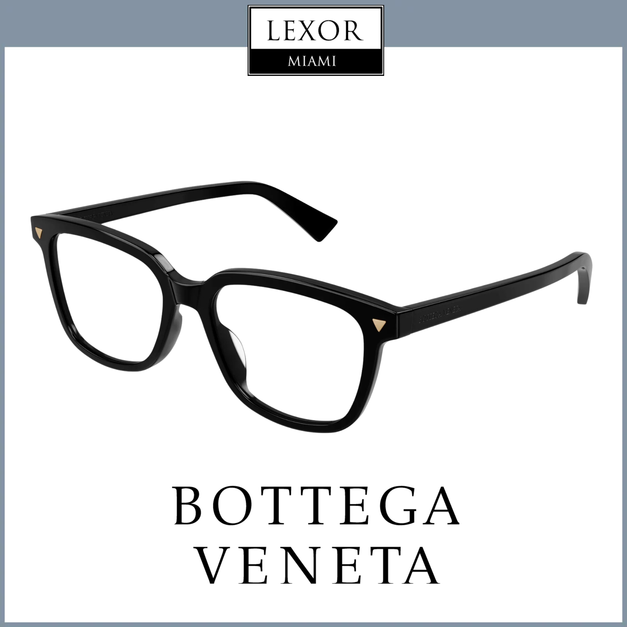 Bottega Veneta BV1229OA-001 52 Optical Frame WOMAN – Lexor Miami