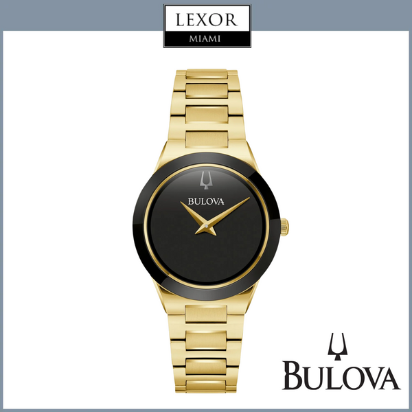 Bulova 97L175 Gold Stainless Steel Strap Lady Watch
