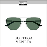 Bottega Veneta BV1236S-003 57 Sunglass MAN METAL