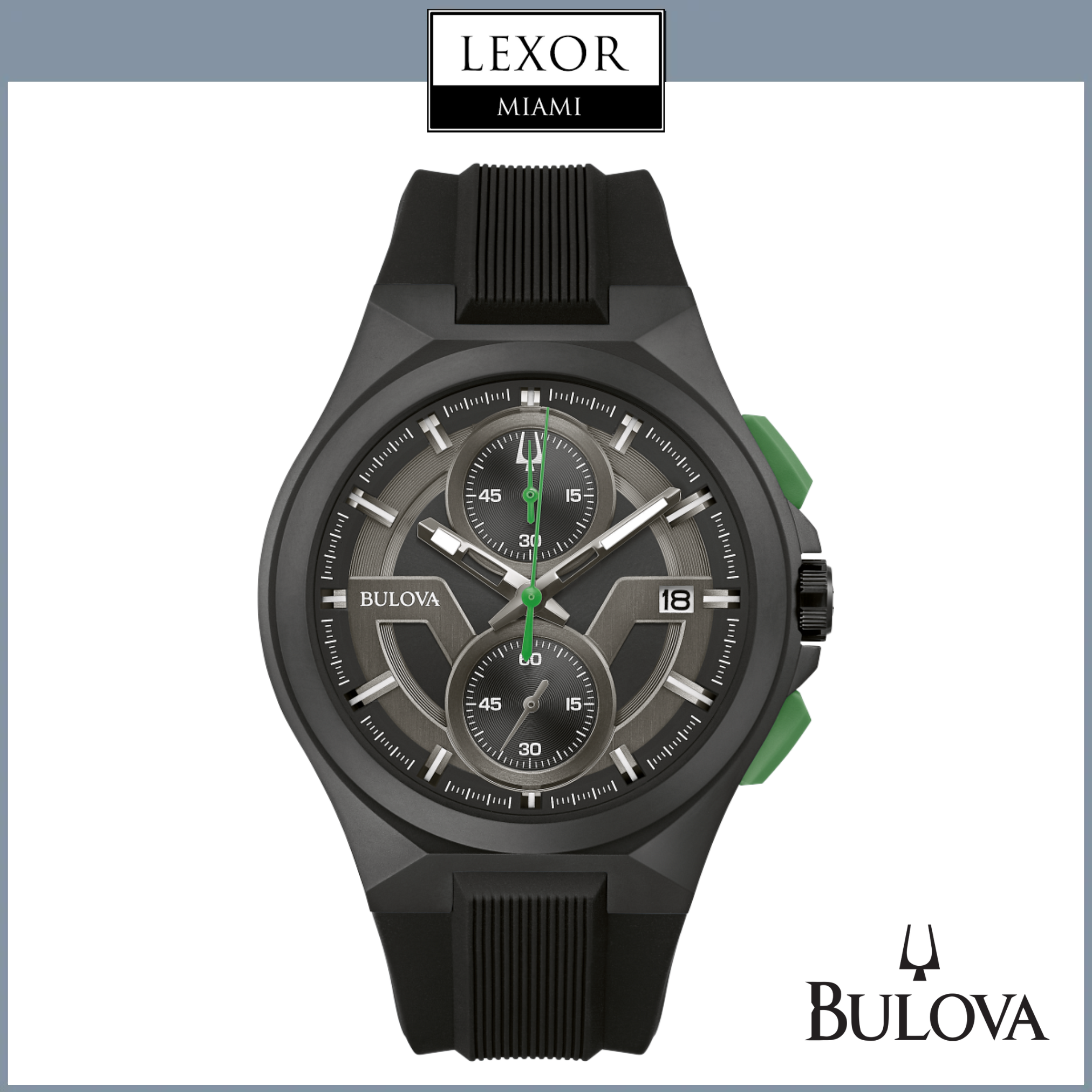Bulova 98B381 MAQUINA Men Watches upc 042429589346 Lexor Miami