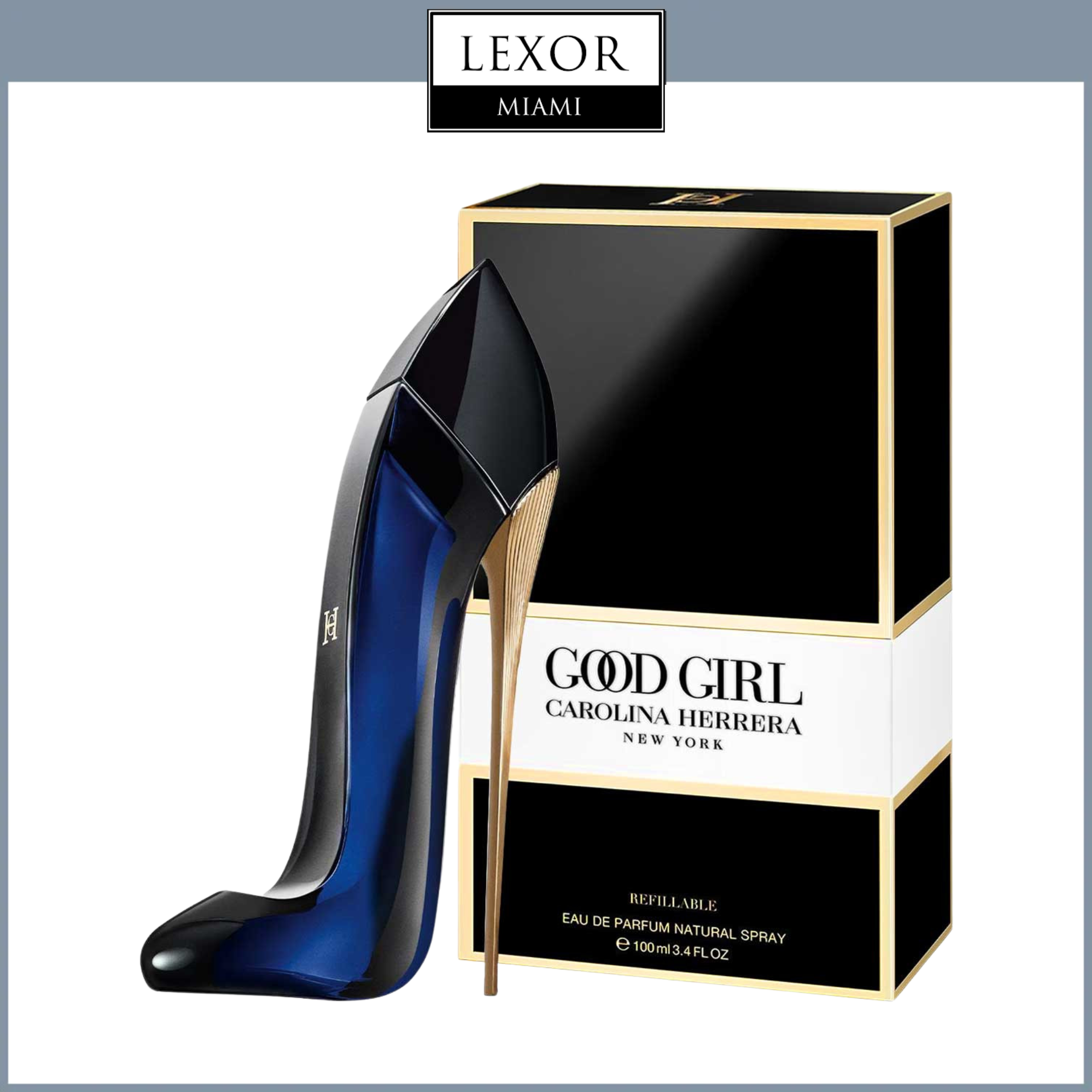 CAROLINA CH GOOD GIRL 3.4 EDP Woman Perfume REFILLABLE – Lexor Miami