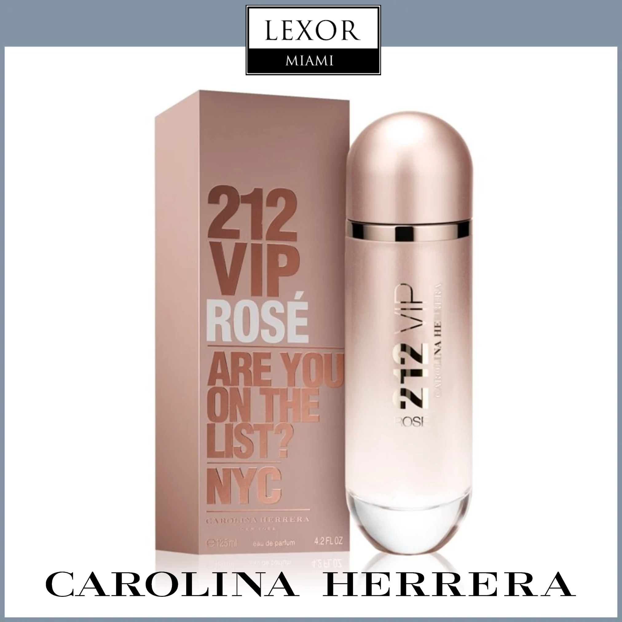 Carolina Herrera 212 VIP Rose EDP Women Perfume – Lexor Miami