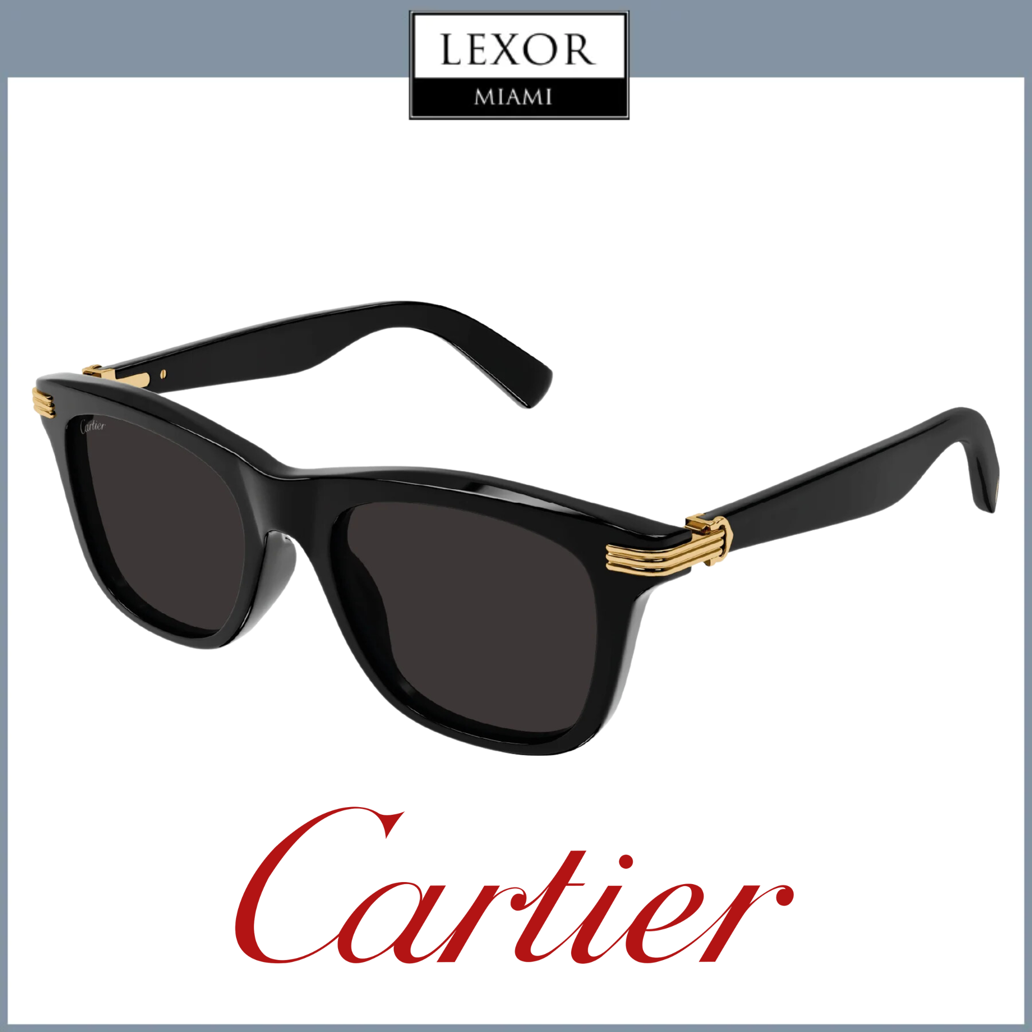 Cartier CT0396S-001 53 Men Sunglasses – Lexor Miami