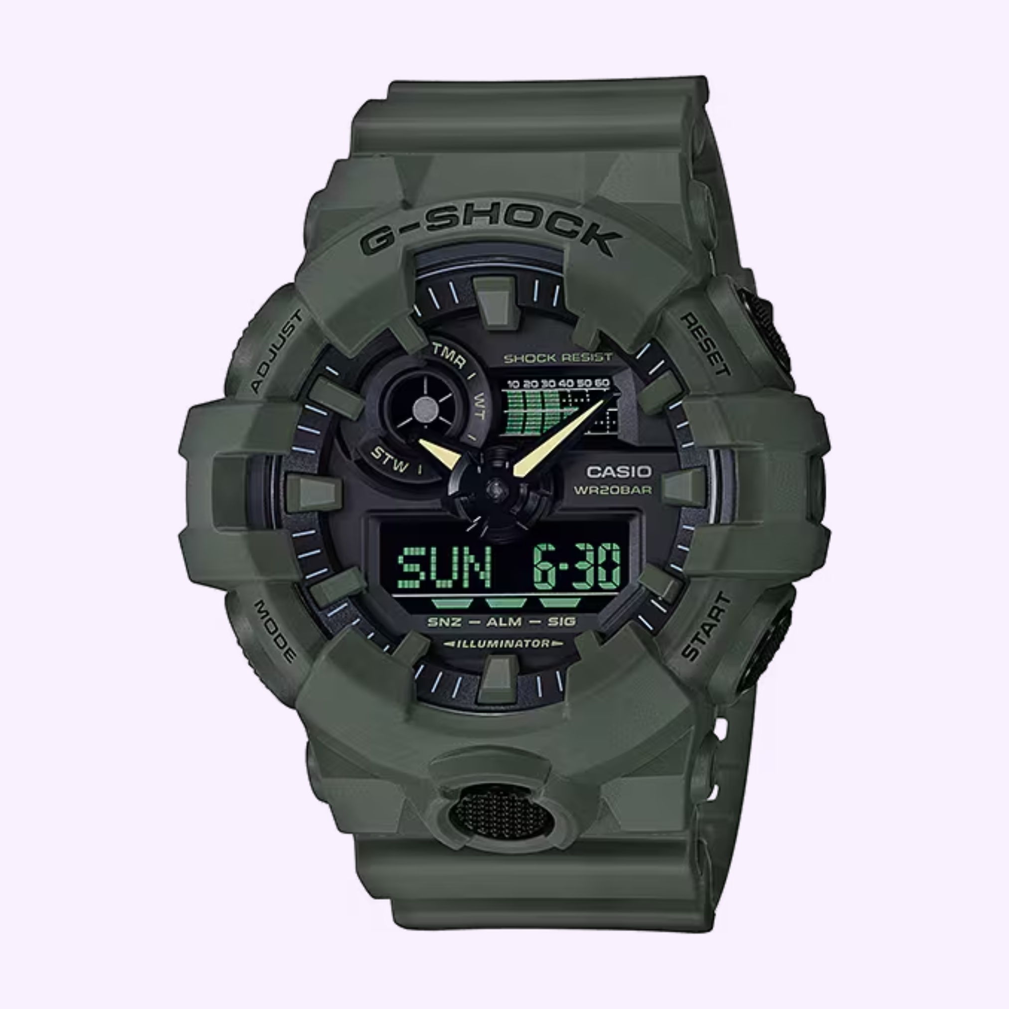CASIO G-Shock Watch ANALOG-DIGITAL GA700UC-3A – Lexor Miami