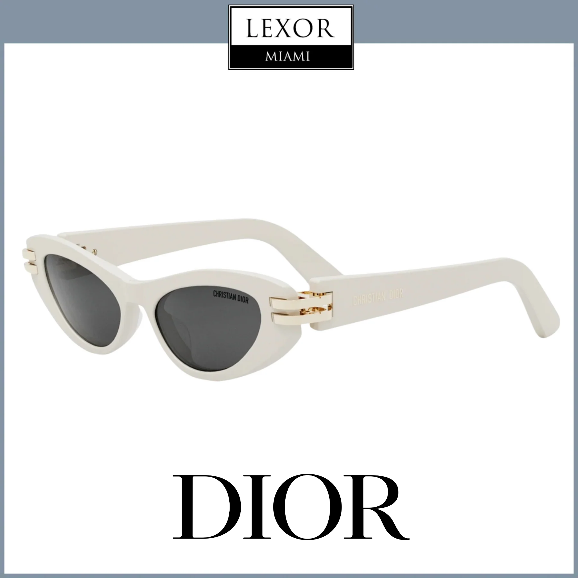 Christian dior white sunglasses deals