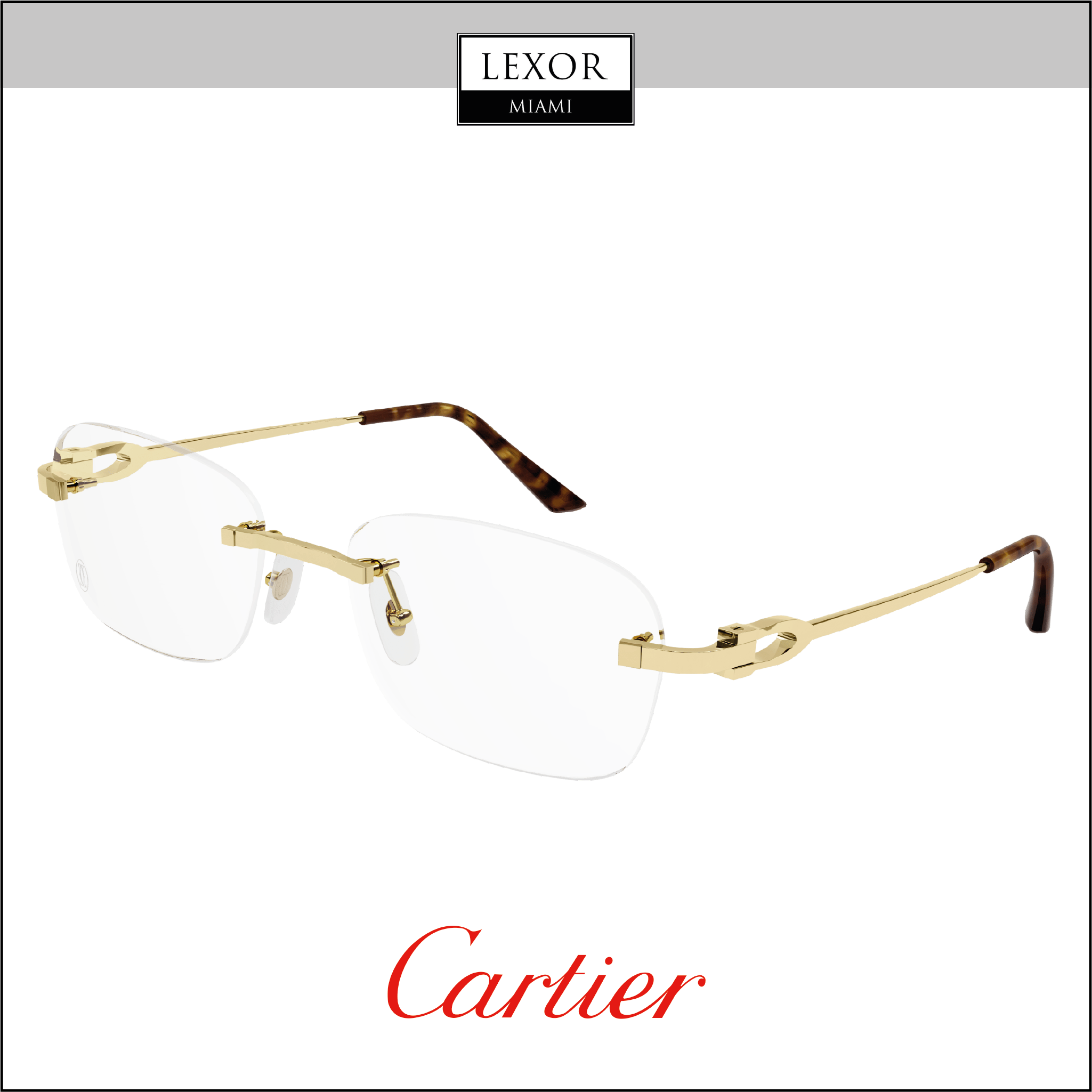 【送料,関税込】Cartier メガネ CT0290O Cartier CT0290O Rectangle Glasses | Fashion Eyewear