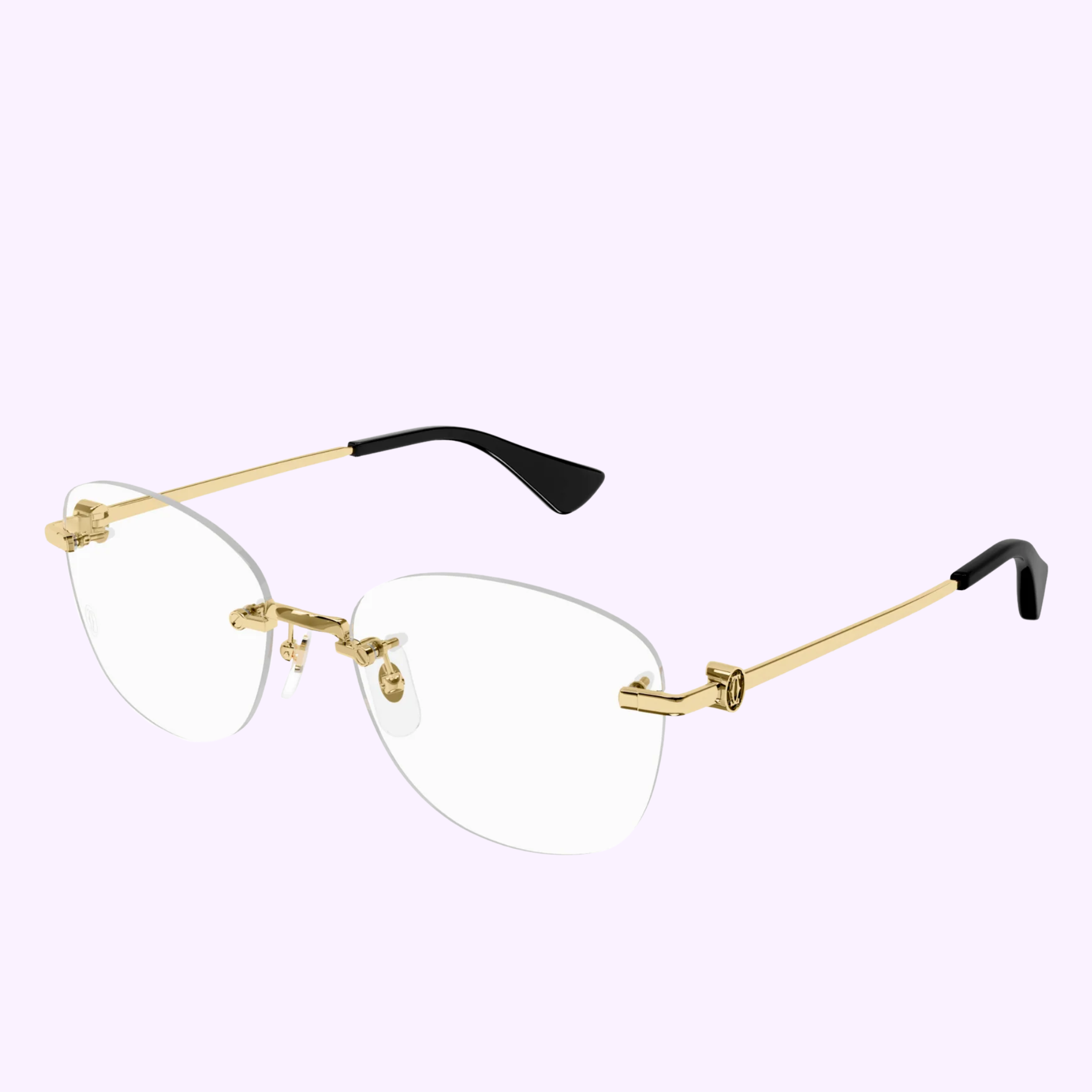 Cartier CT0414O-001 56 Optical Frame WOMAN METAL – Lexor Miami