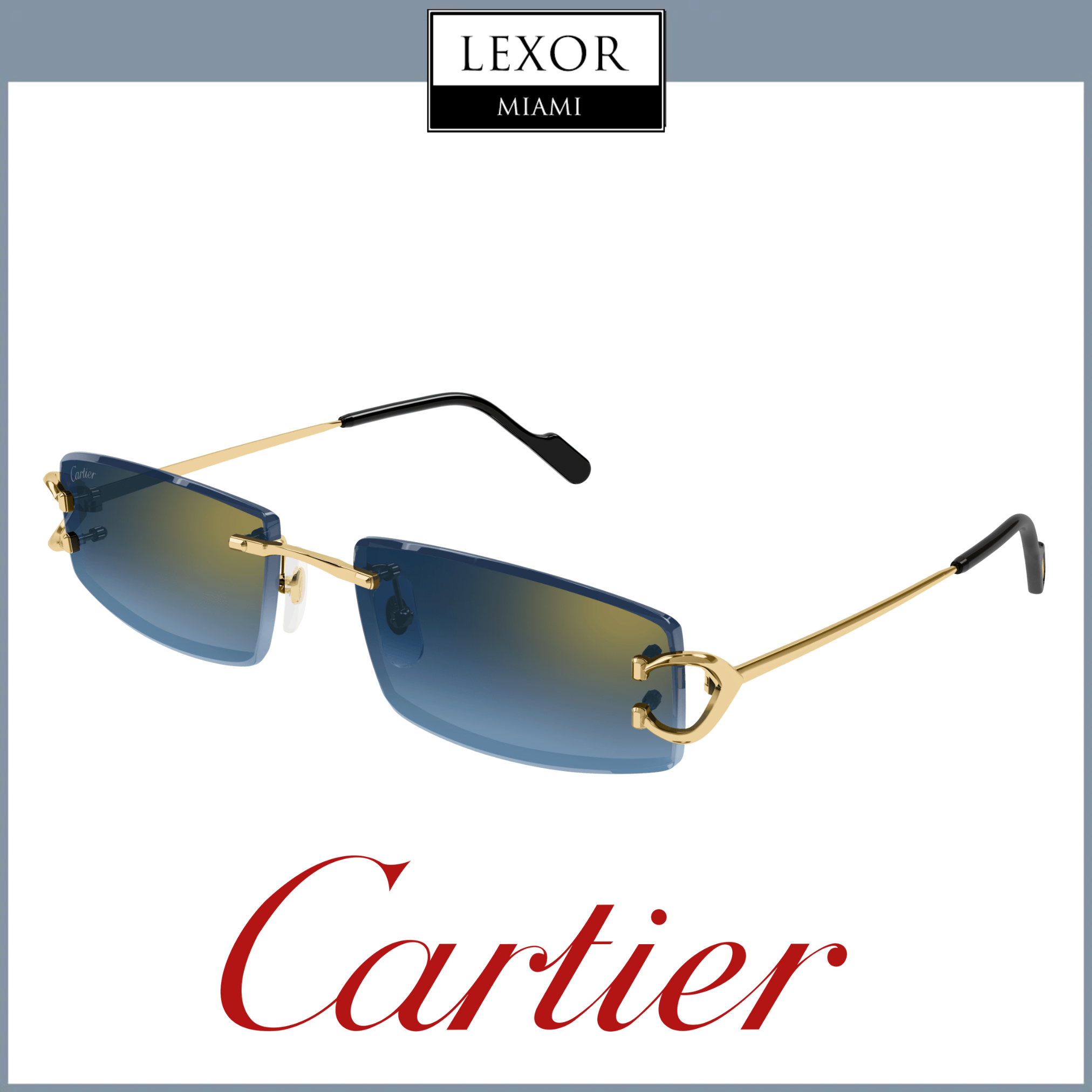 Cartier Sunglasses CT0465S-002 56 Men upc 843023175627 – Lexor Miami 