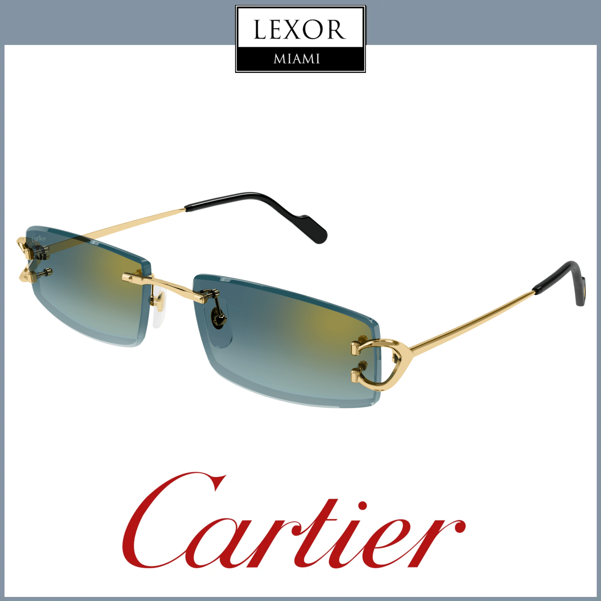 Cartier Sunglasses CT0465S-003 56 Men upc 843023175634 – Lexor Miami
