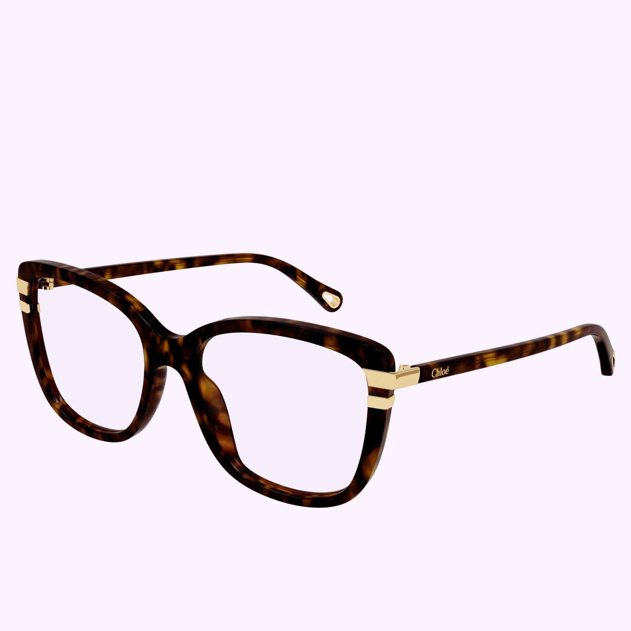New Women’s Chloe Eyeglasses CH0286S Chloé Rectangular Sunglasses 003 Burgundy - eye-oo.com main image 4