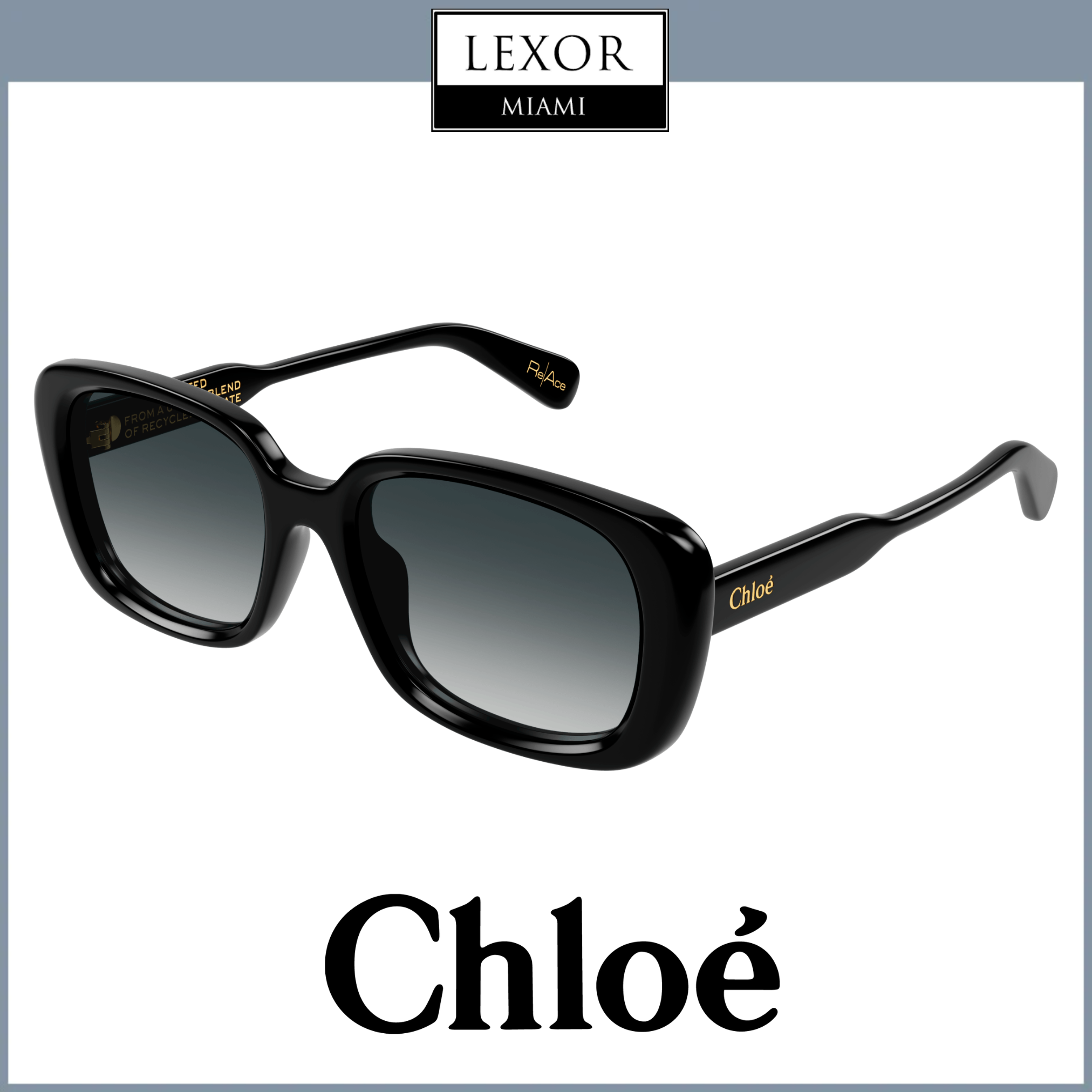 Chloe CH0225SK 001 Sunglasses Black