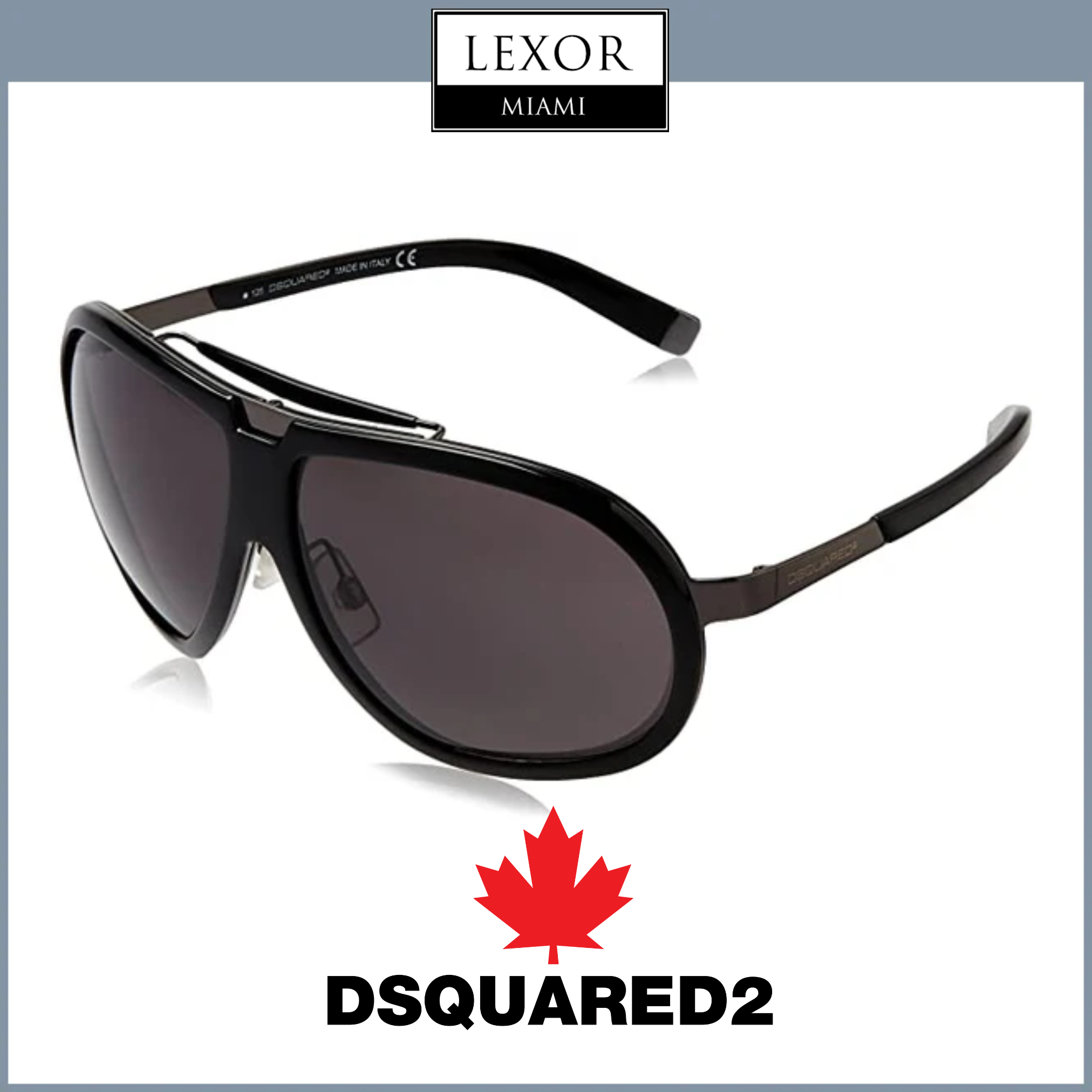 Dsquared DQ0004 01A 60 Unisex Sunglasses – Lexor Miami Dsquared DQ0004 01A 60 Unisex Sunglasses – Lexor Miami