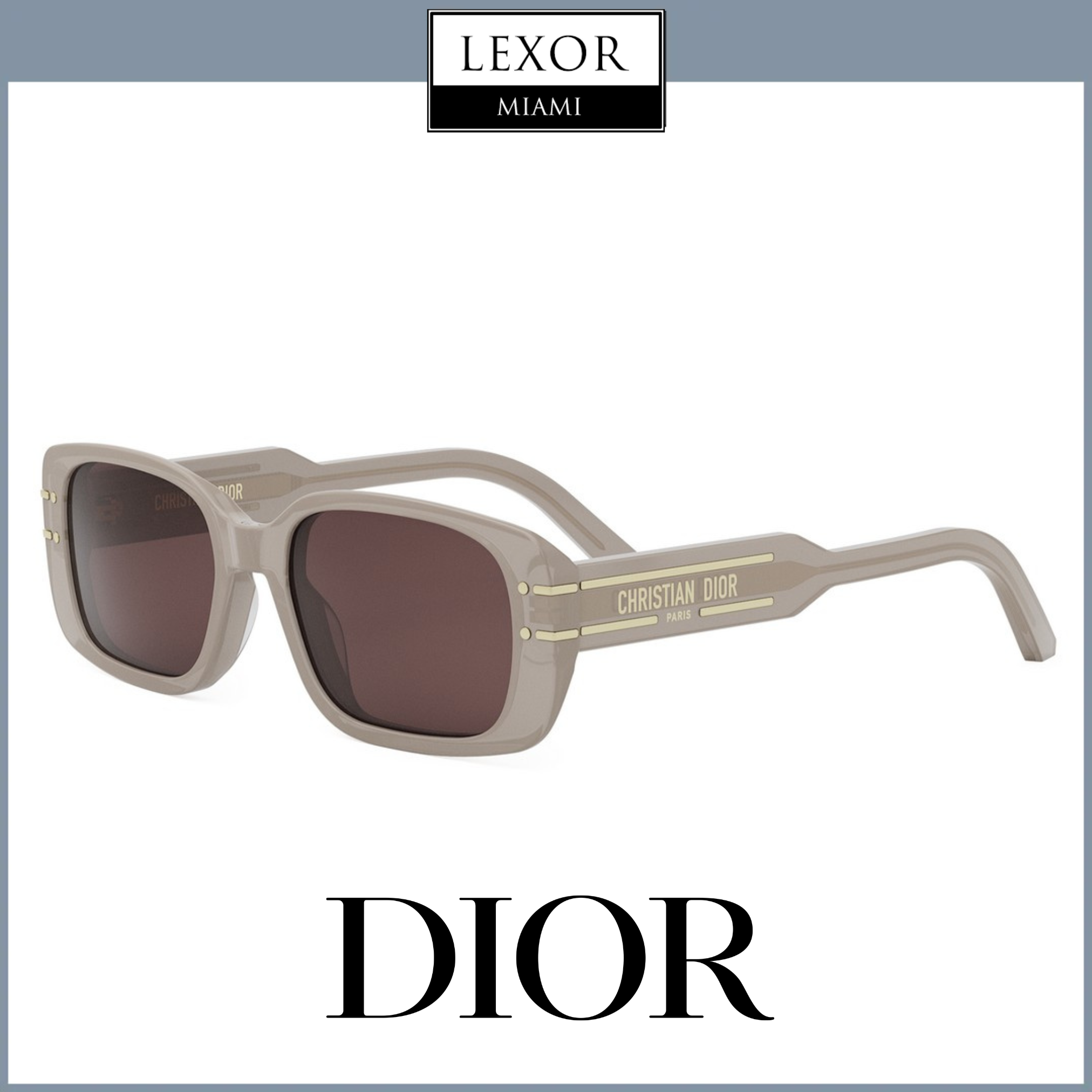 LサイズDior DIOR 30Montaigne B3U Cd40146U XXL (65 - 14) with Green lenses and