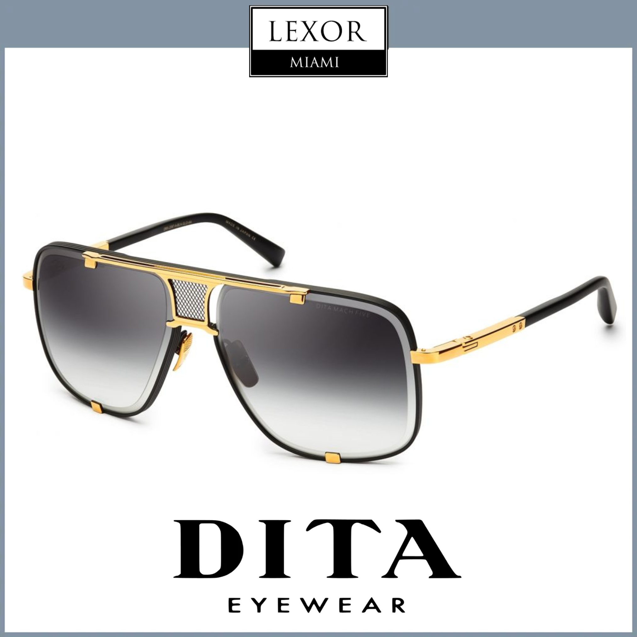 Glasses Dita Mach Limited Edition Dita DRX-2087-A-BLK-GLD-64-Z