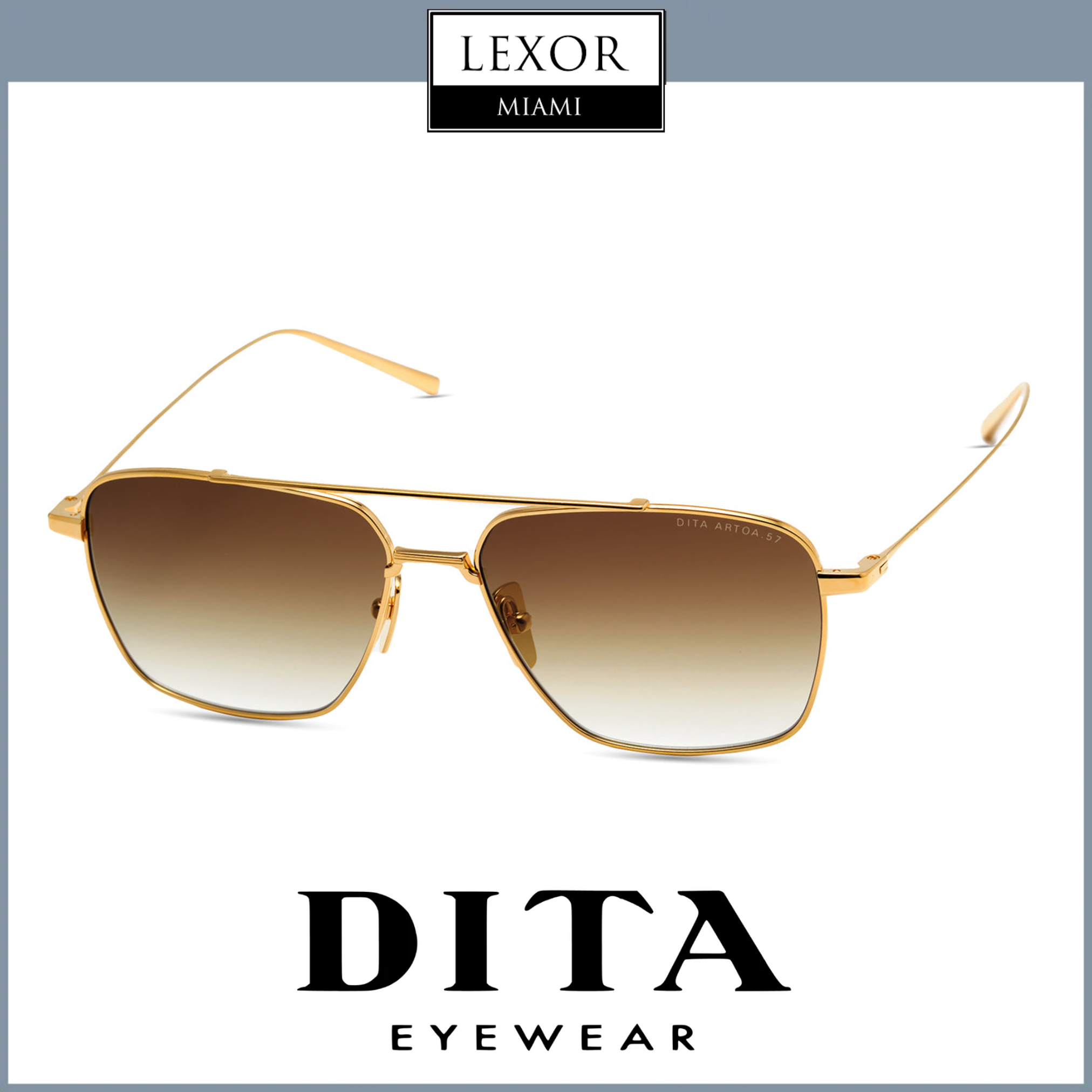 Dita Sunglasses ARTOA.57 DTS181 A 01 Unisex upc 0810121956670 Lexor Miami