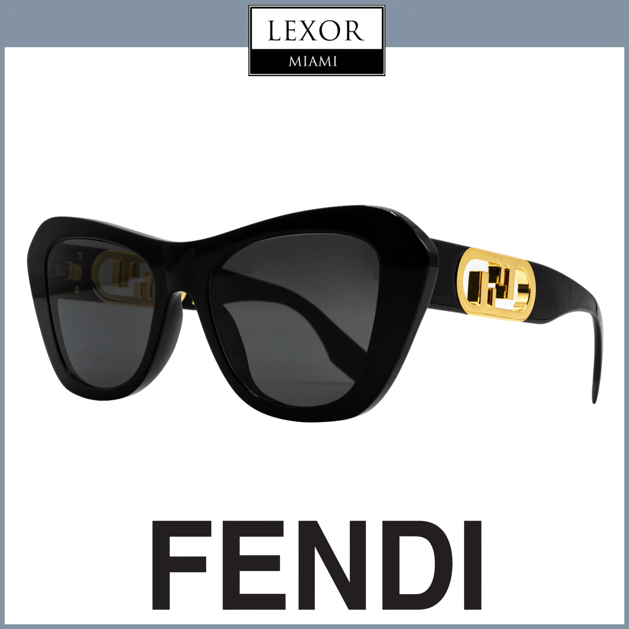 Fendi FE40064I 01A Woman Sunglasses – Lexor Miami