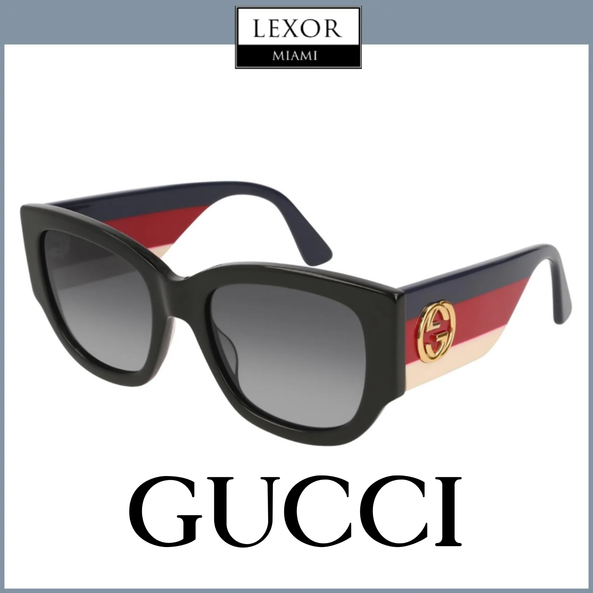 Gucci GG0276S 001 53 Women Sunglasses Lexor Miami