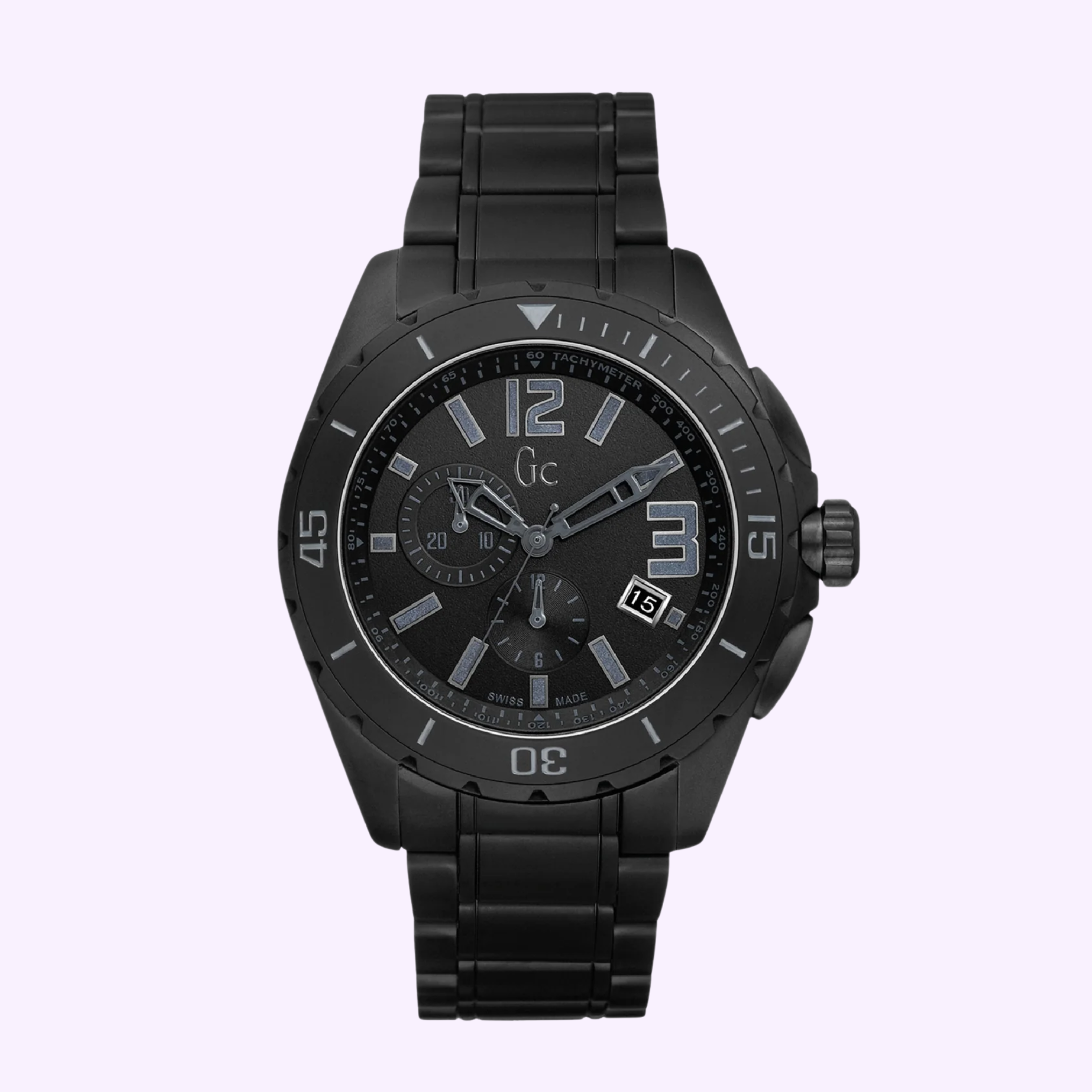 Gues X76010G2S GC Sport Class XXL Blackout Ceramic Men Watches