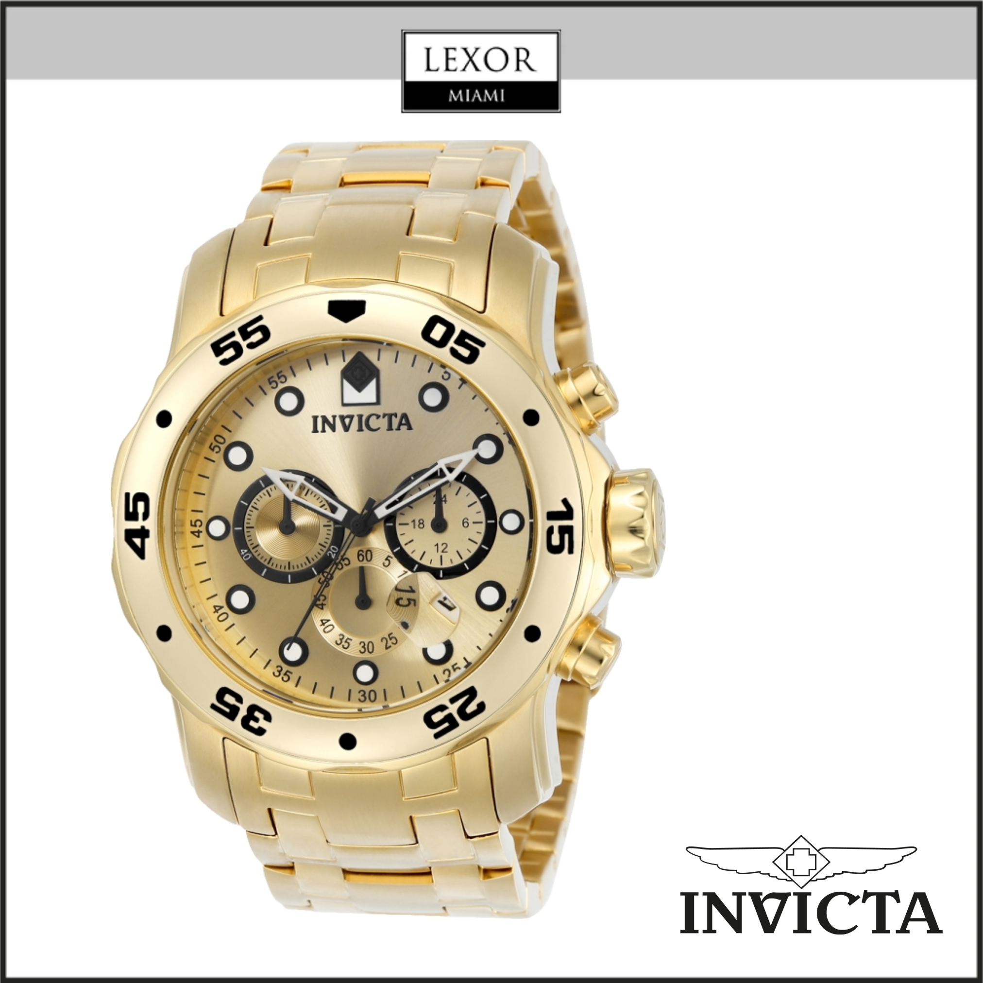 Invicta 0074 Pro Diver Scuba Watches Lexor Miami