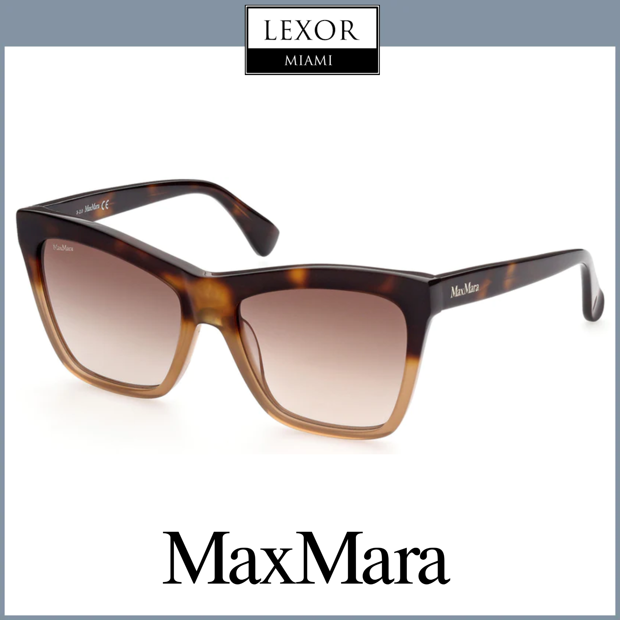 Max Mara Sunglasses MM0008-56E-55 New with tags Max Mara Shield Metal Sunglasses | Neiman Marcus main image 3