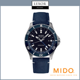Mido M0266291705100 OceanStar GMT Blue Silicone Strap Men Watches