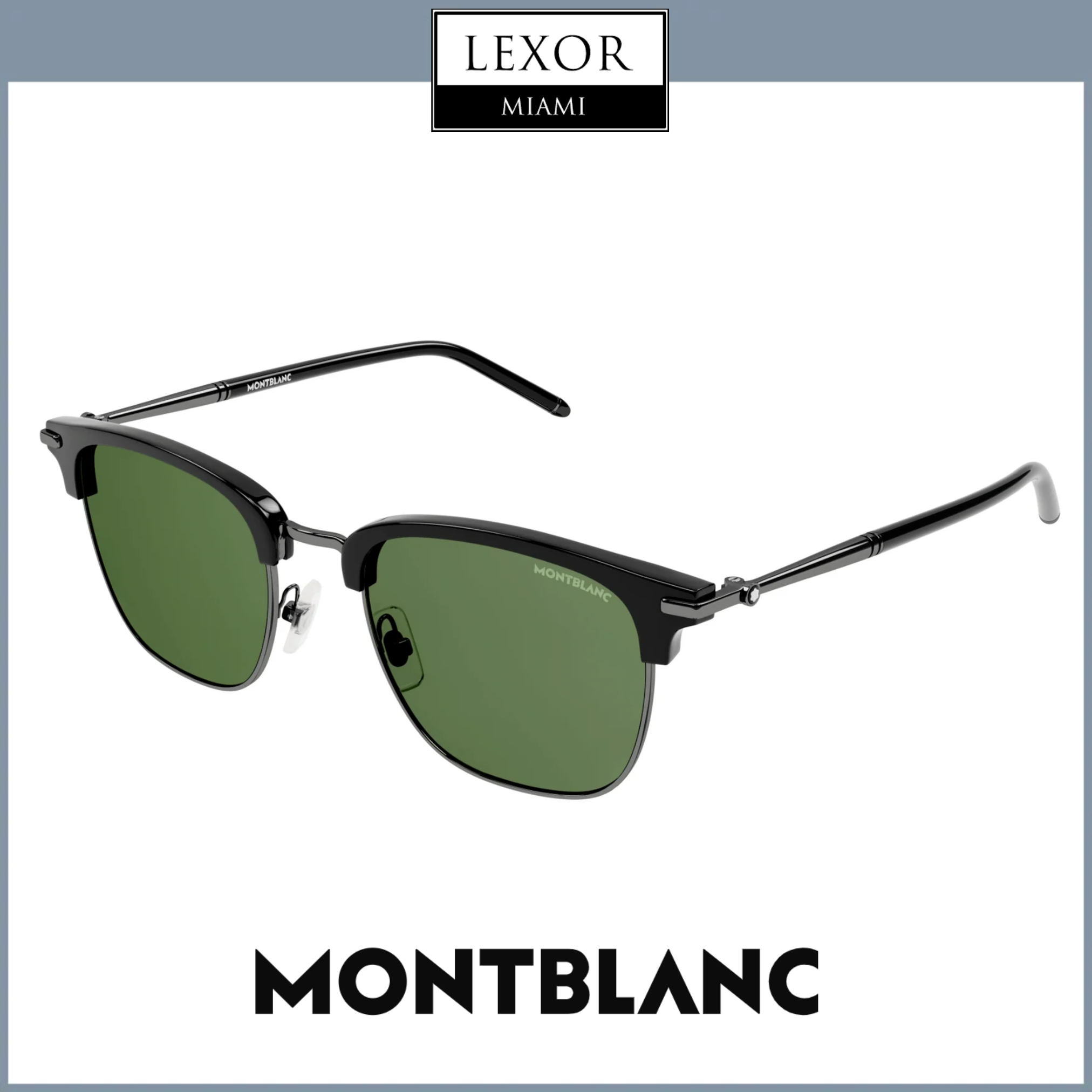 Montblanc MB0242S-002 50 Sunglass MAN ACETATE – Lexor Miami