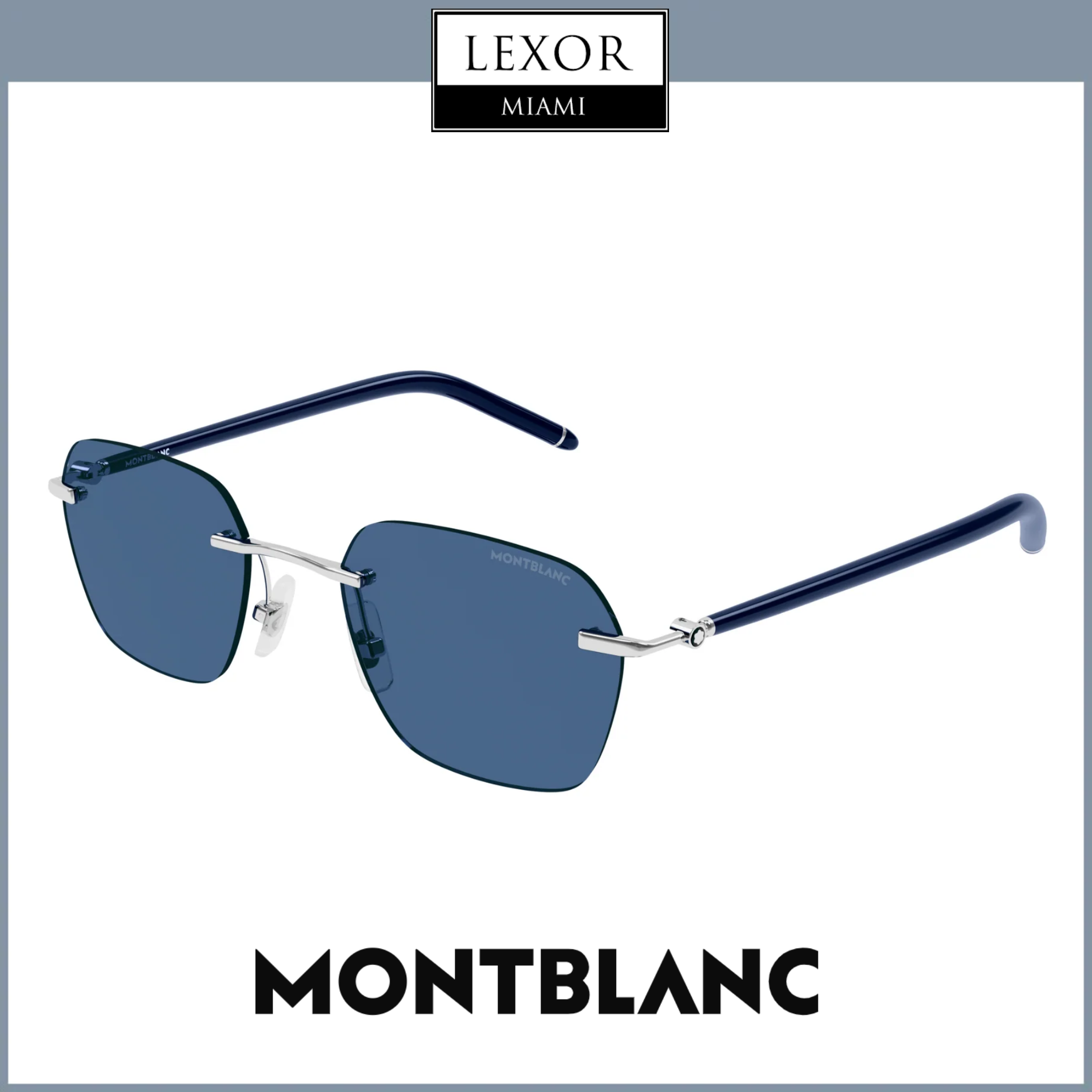 Montblanc MB0270S-003 51 Sunglass MAN METAL – Lexor Miami