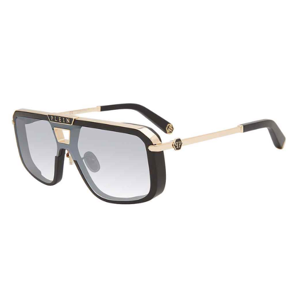 Philipp Plein Women Sunglasses Black Smoke Rainbow Mirror Pilot SPP008M 703V Philipp Plein | Accessories | Philipp Plein Women Sunglasses  main image 3