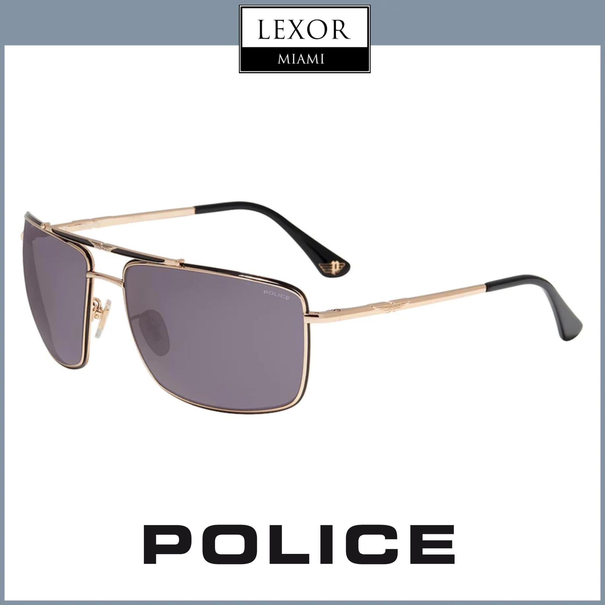 Police SPL965 0301 63 Men Sunglasses – Lexor Miami