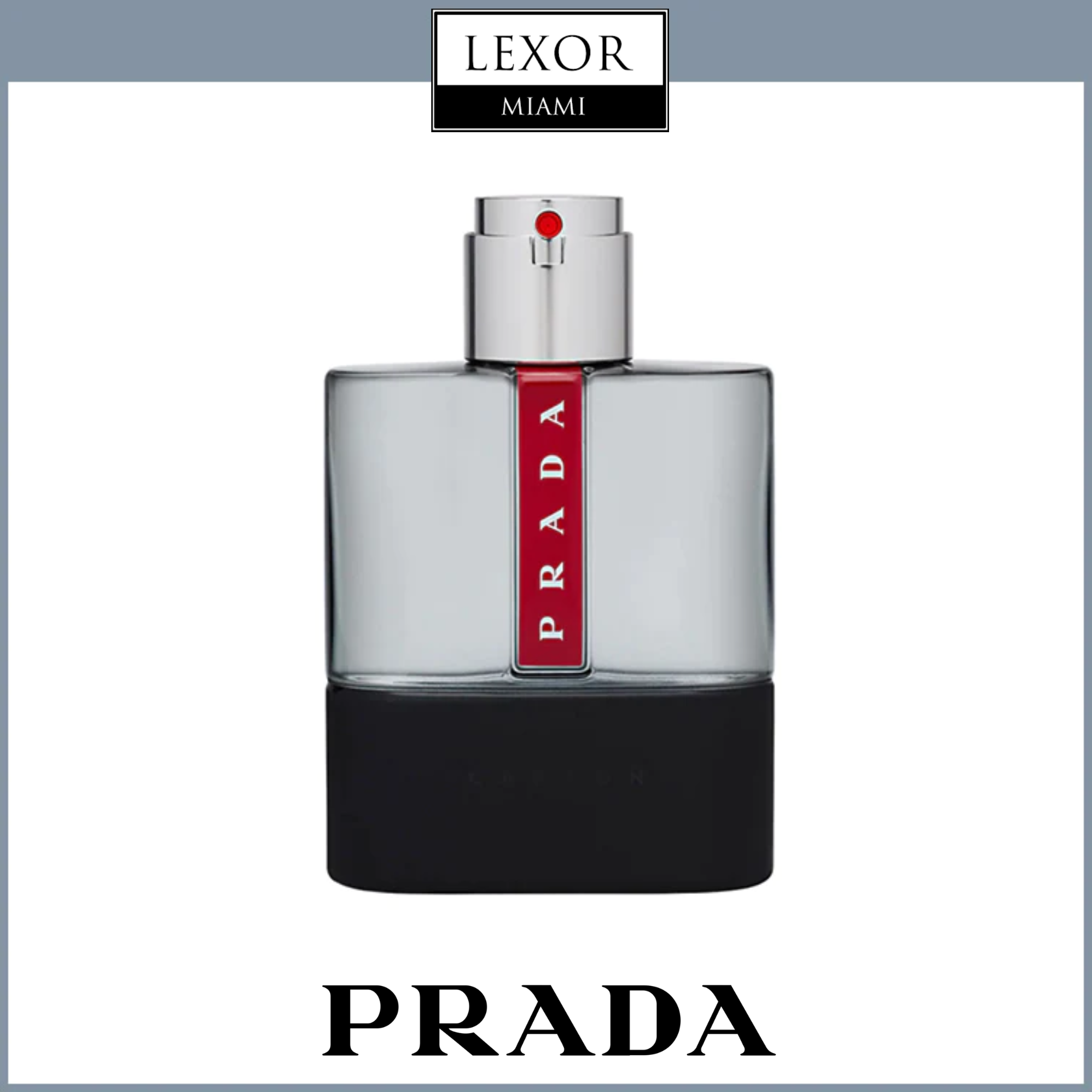 Prada Luna Rossa Carbon 3.4 oz EDT Men Perfume Lexor Miami