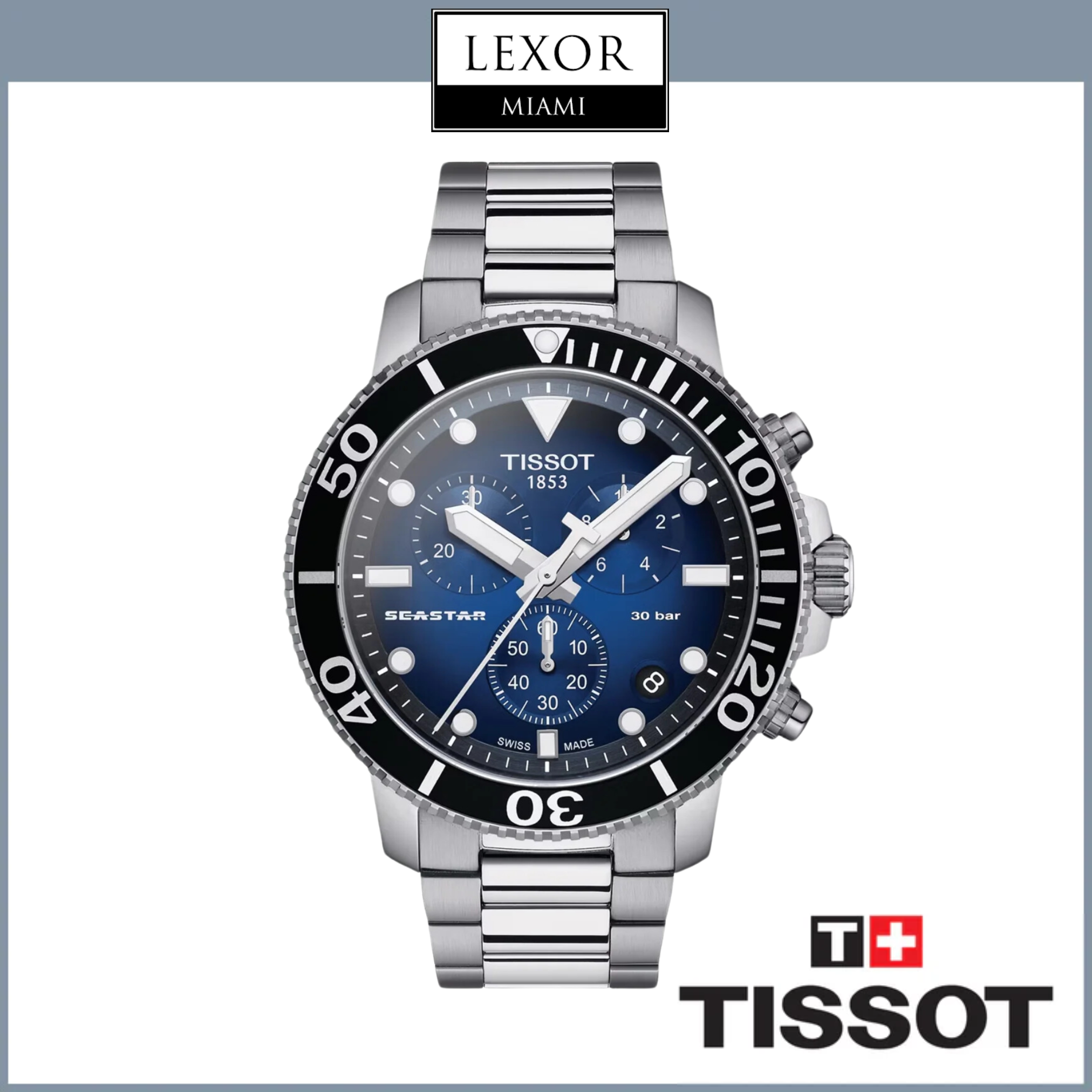 TISSOT シースター　ラグスポ Tissot T1204171104101 Seastar 1000 GTS Men Watches Lexor Miami