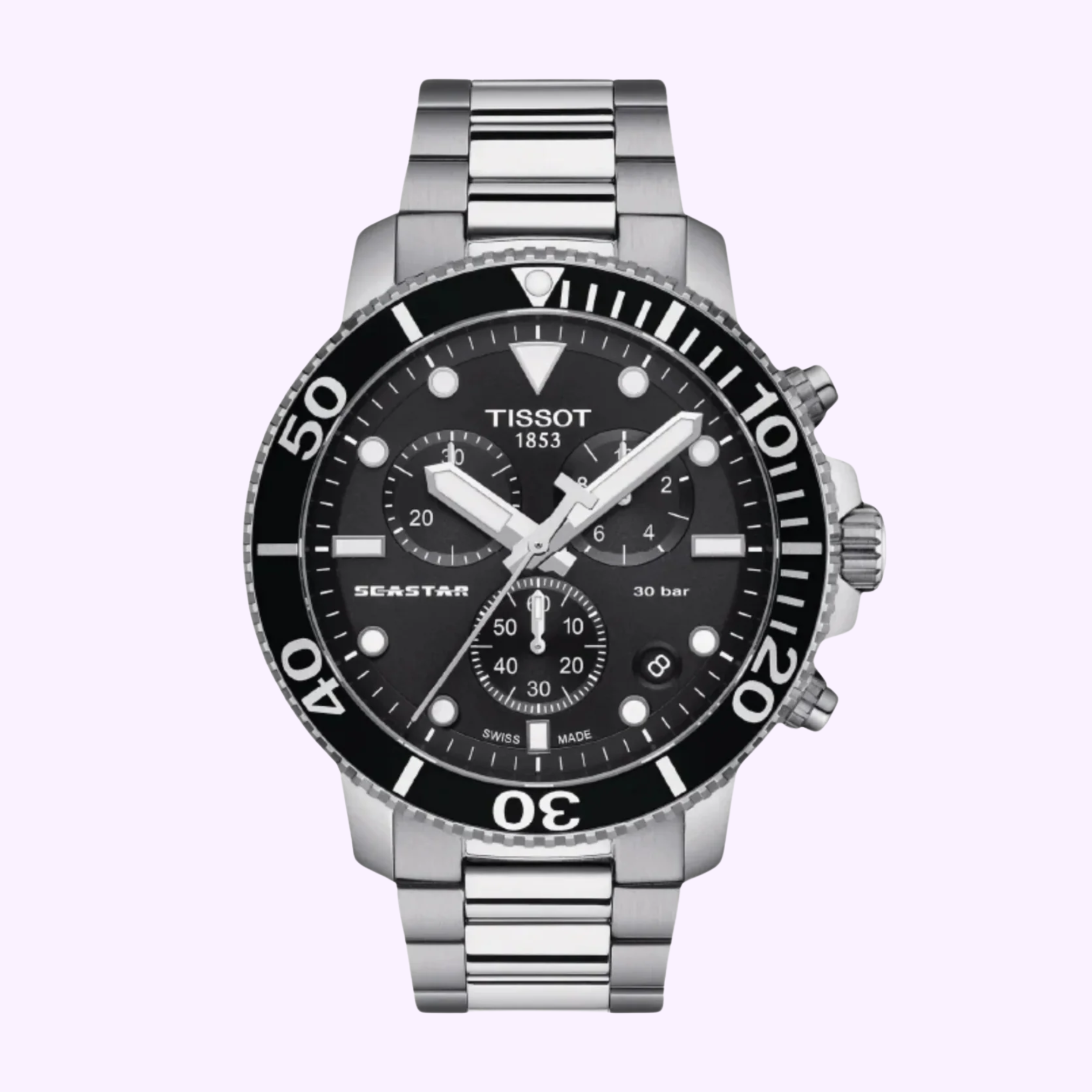Tissot T1204171105100 Seastar 1000 Chronograph Steel Strap Men