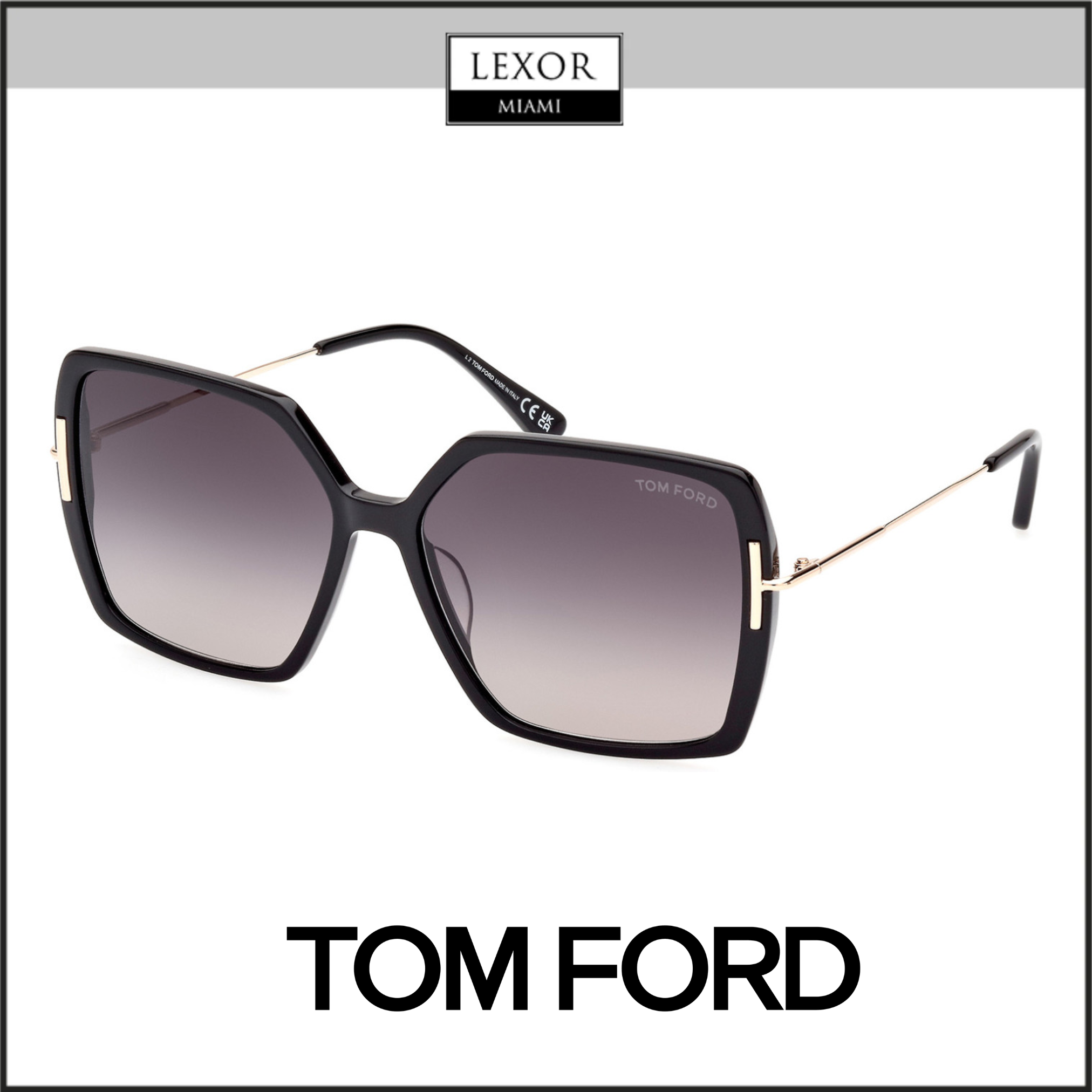 Tom Ford Joanna FT1039 59 01B ACETATE SUNGLASSES – Lexor Miami