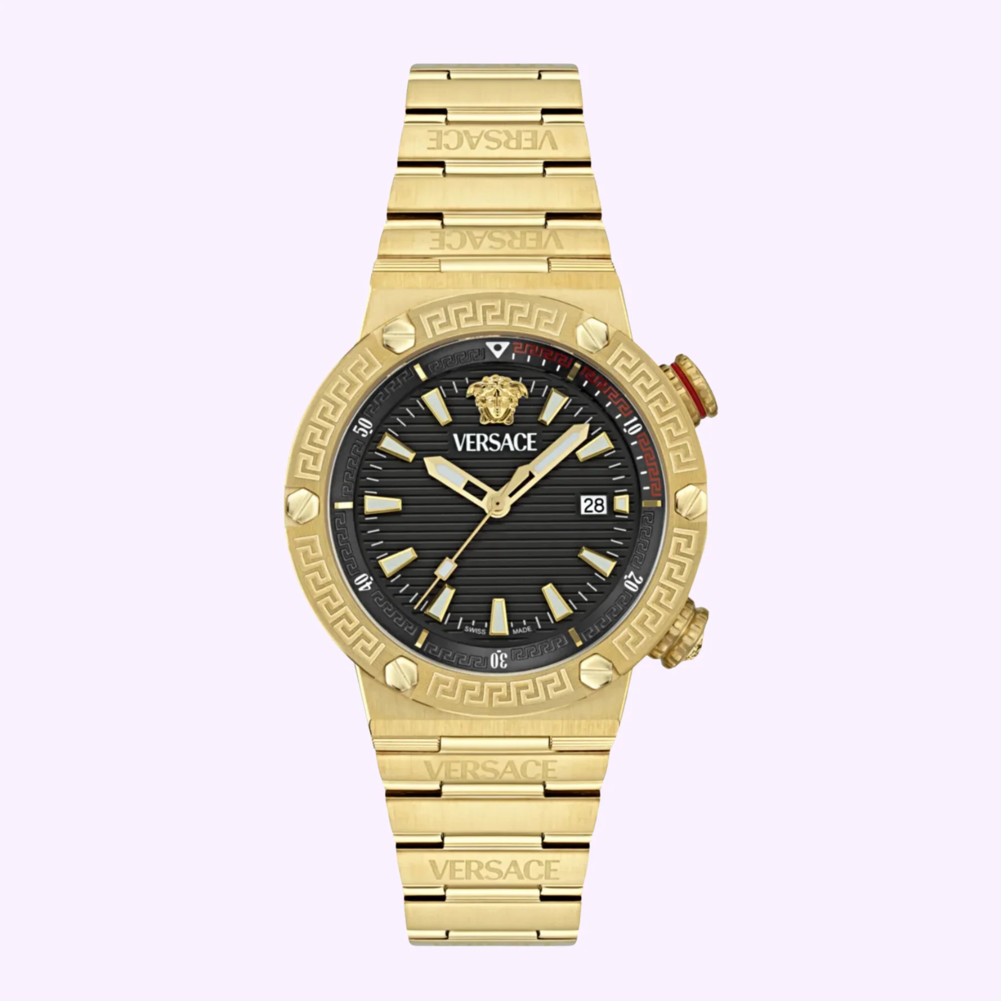 Versace Watches VE8G00624 Greca Logo Diver Bracelet Watch – Lexor