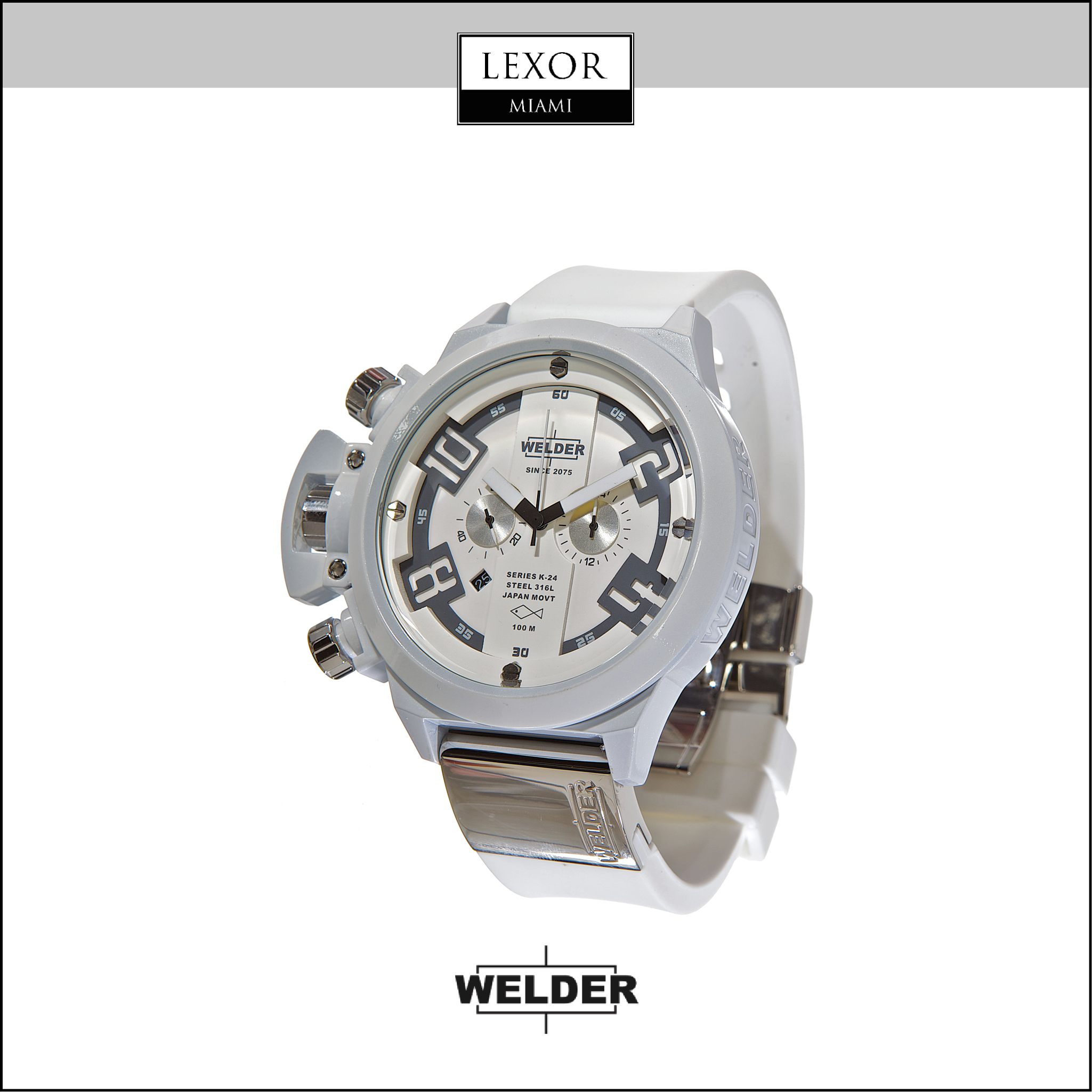 Welder K24-3311 50mm Chronograph Men Watches – Lexor Miami Welder K24-3311 50mm Chronograph Men Watches – Lexor Miami