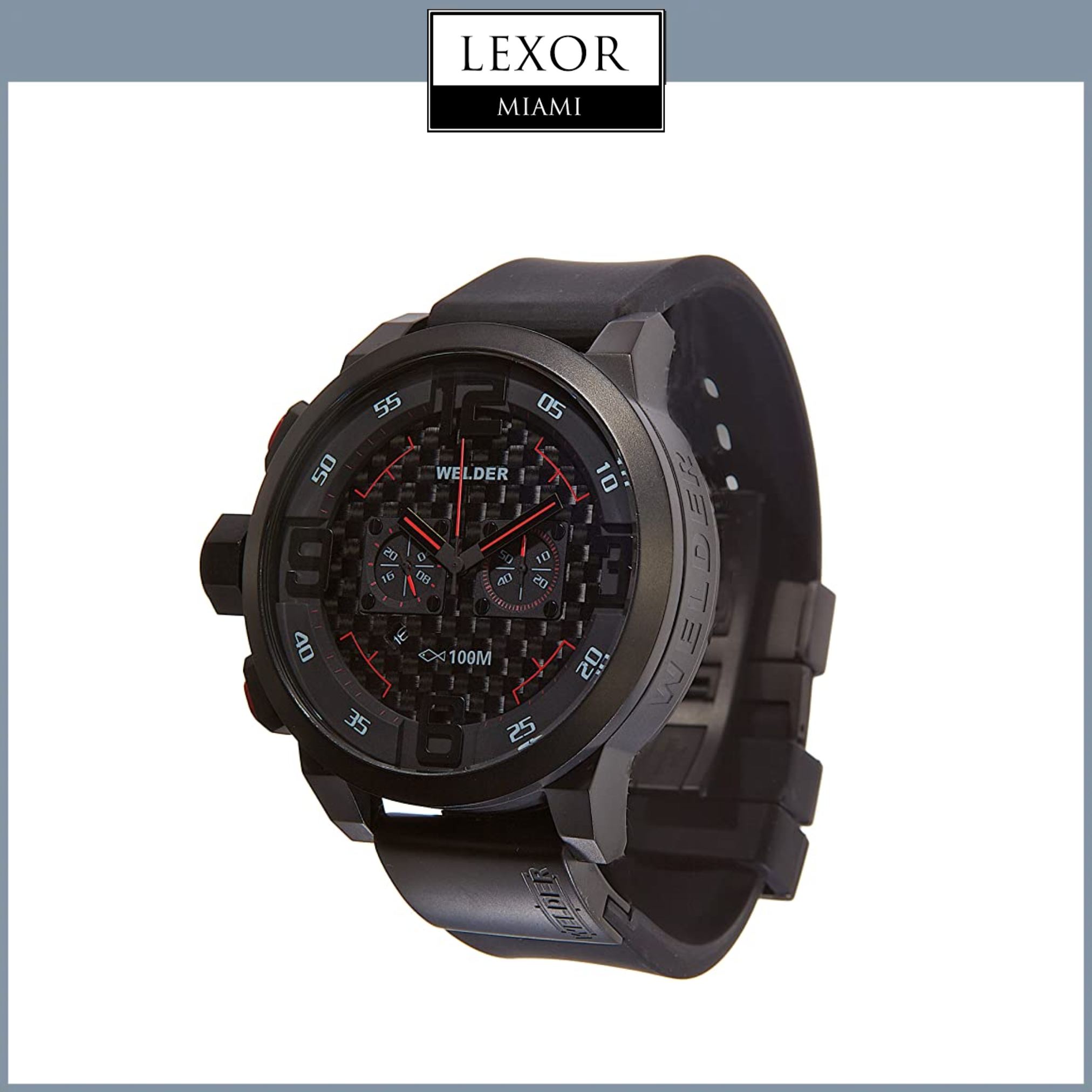 Welder K31-10001 Quartz with Black Dial Chronograph Display and