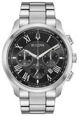 Bulova 96B288 Wilton Steel Strap Men Watches