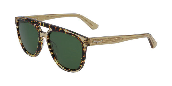 Salvatore Ferragamo Sf944S 245 Havana Honey 55 Unisex Sunglasses 
