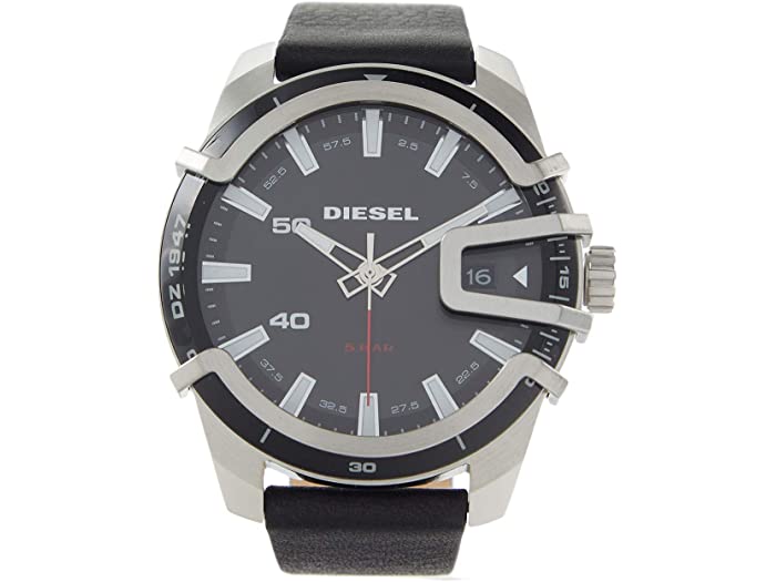 Diesel DZ1947 Caged Three Hand Leather Man Watches – Lexor Miami