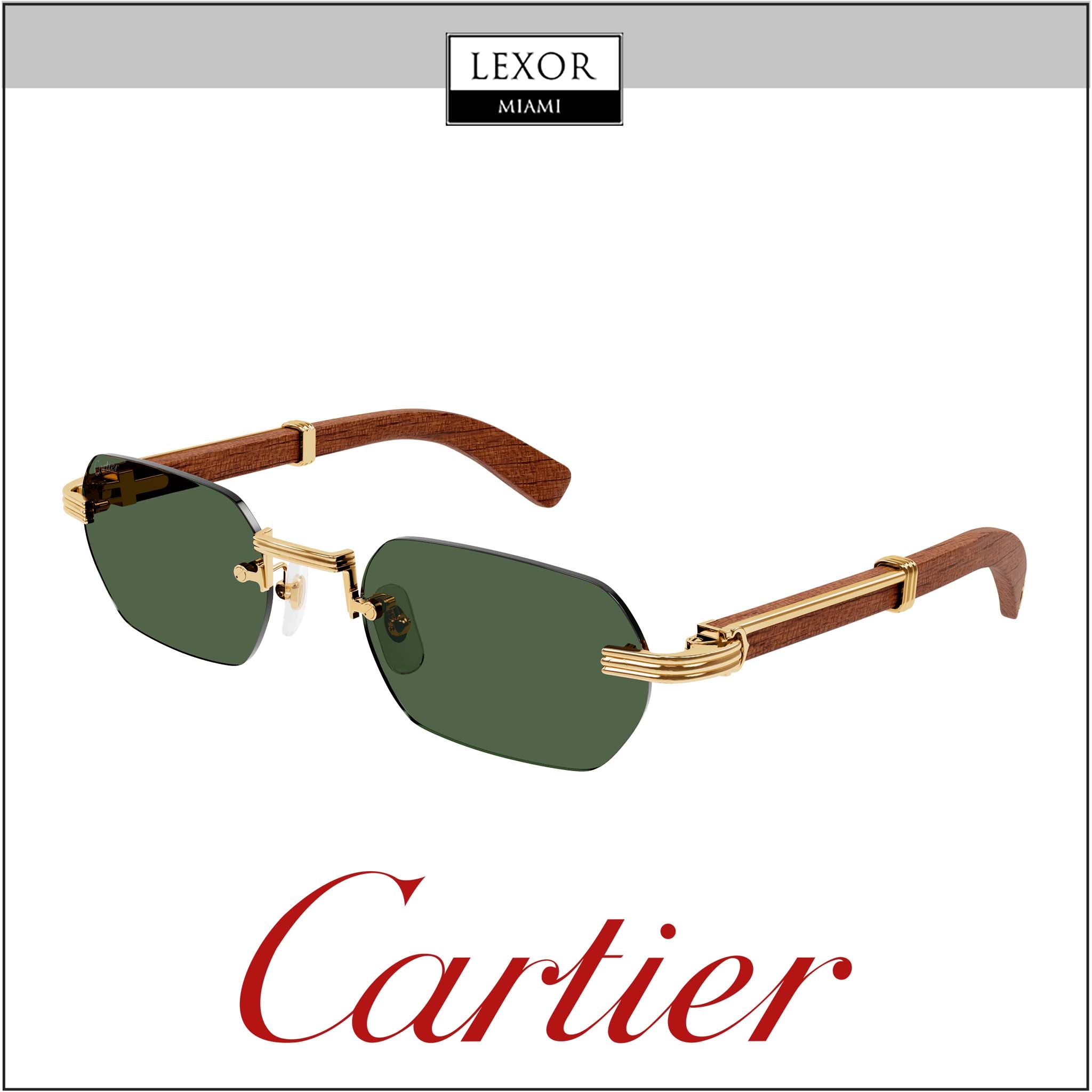 Cartier CT0362S-002 54 Unisex Sunglasses – Lexor Miami