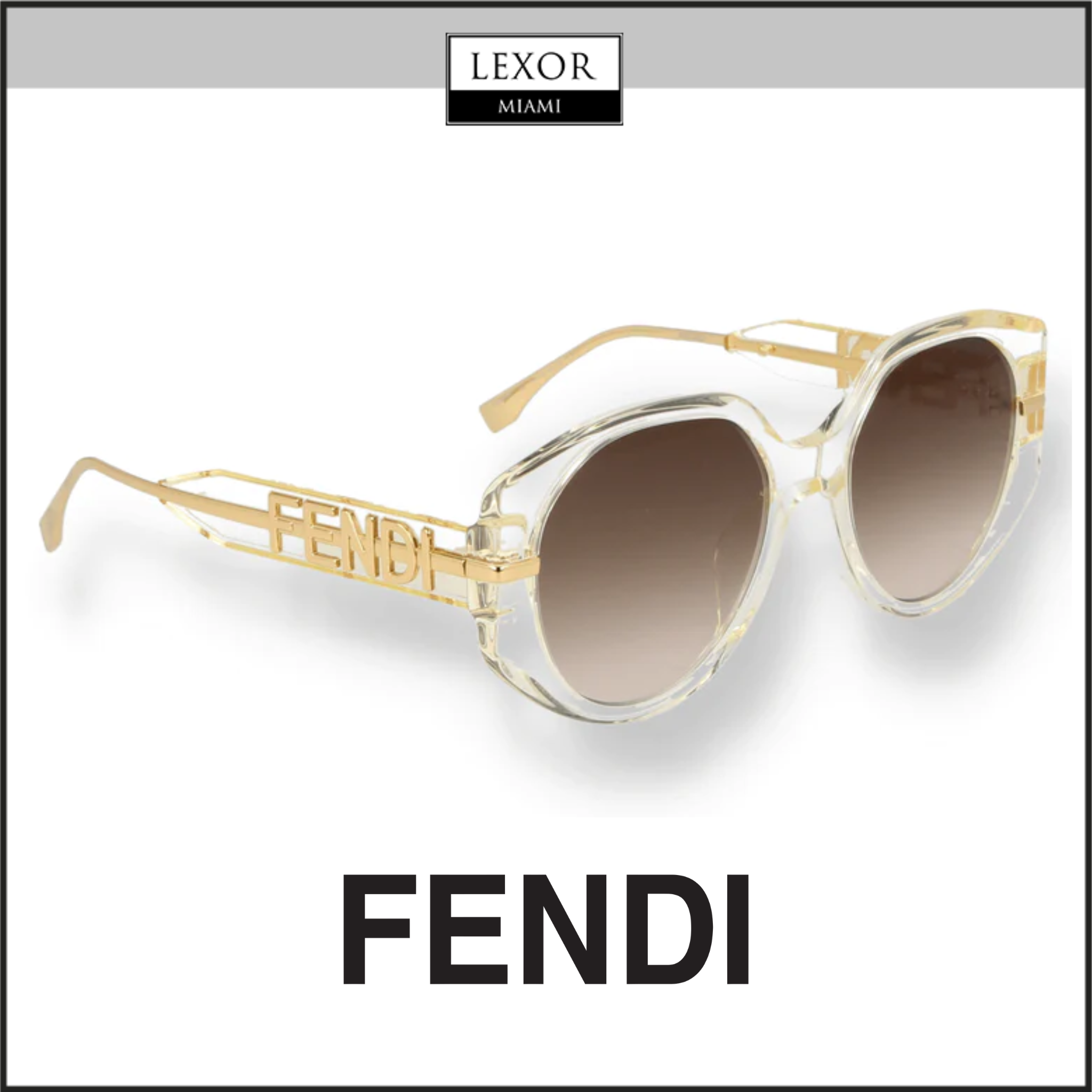 Fendi FE40083U 5439F ACETATE SUNGLASSES – Lexor Miami