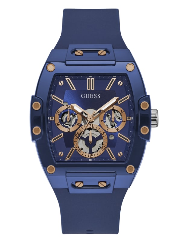 Guess GW0203G7 Phoenix Multifunctional Blue Silicone Strap Unisex
