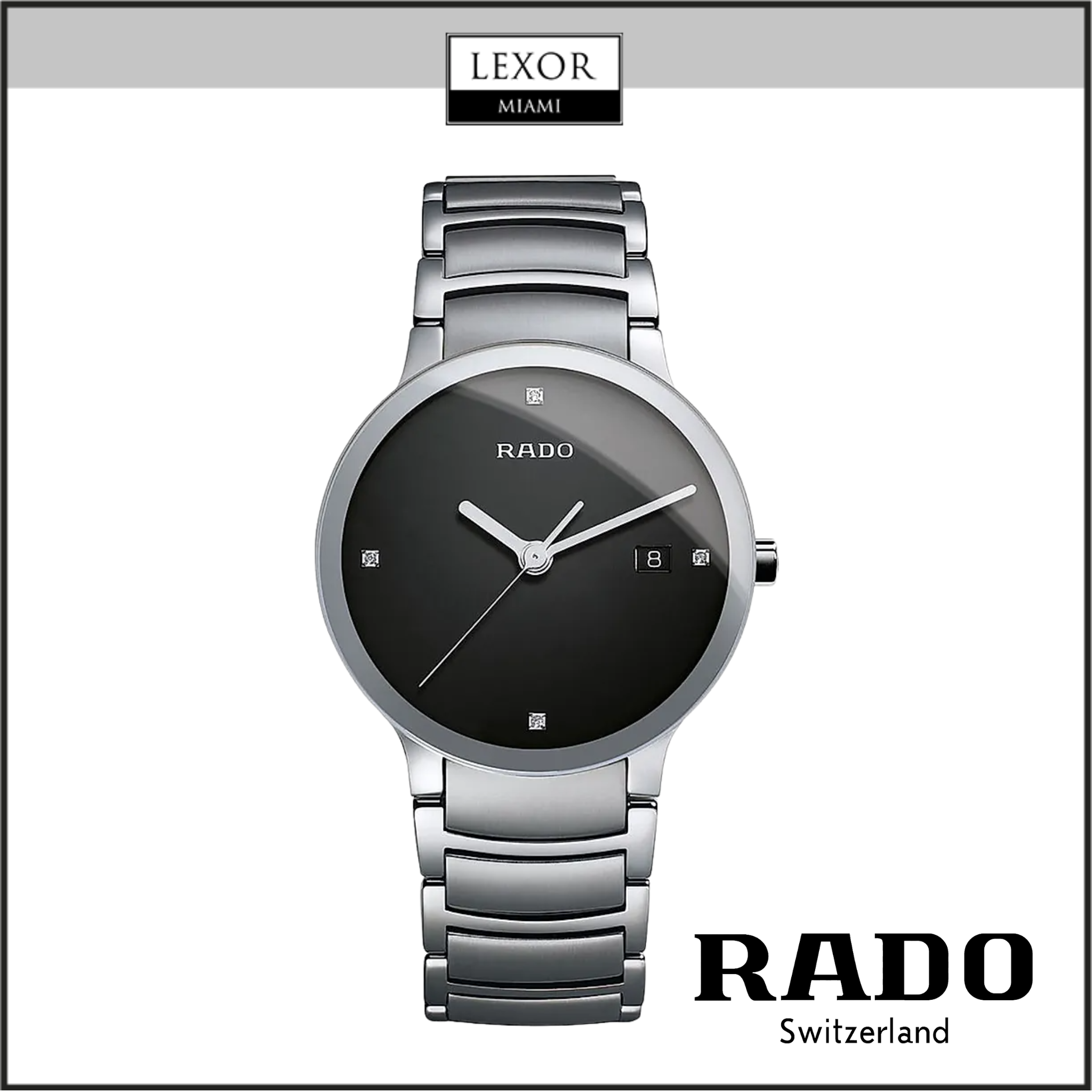Rado R30927713 Centrix Diamonds Unisex Watches Lexor Miami